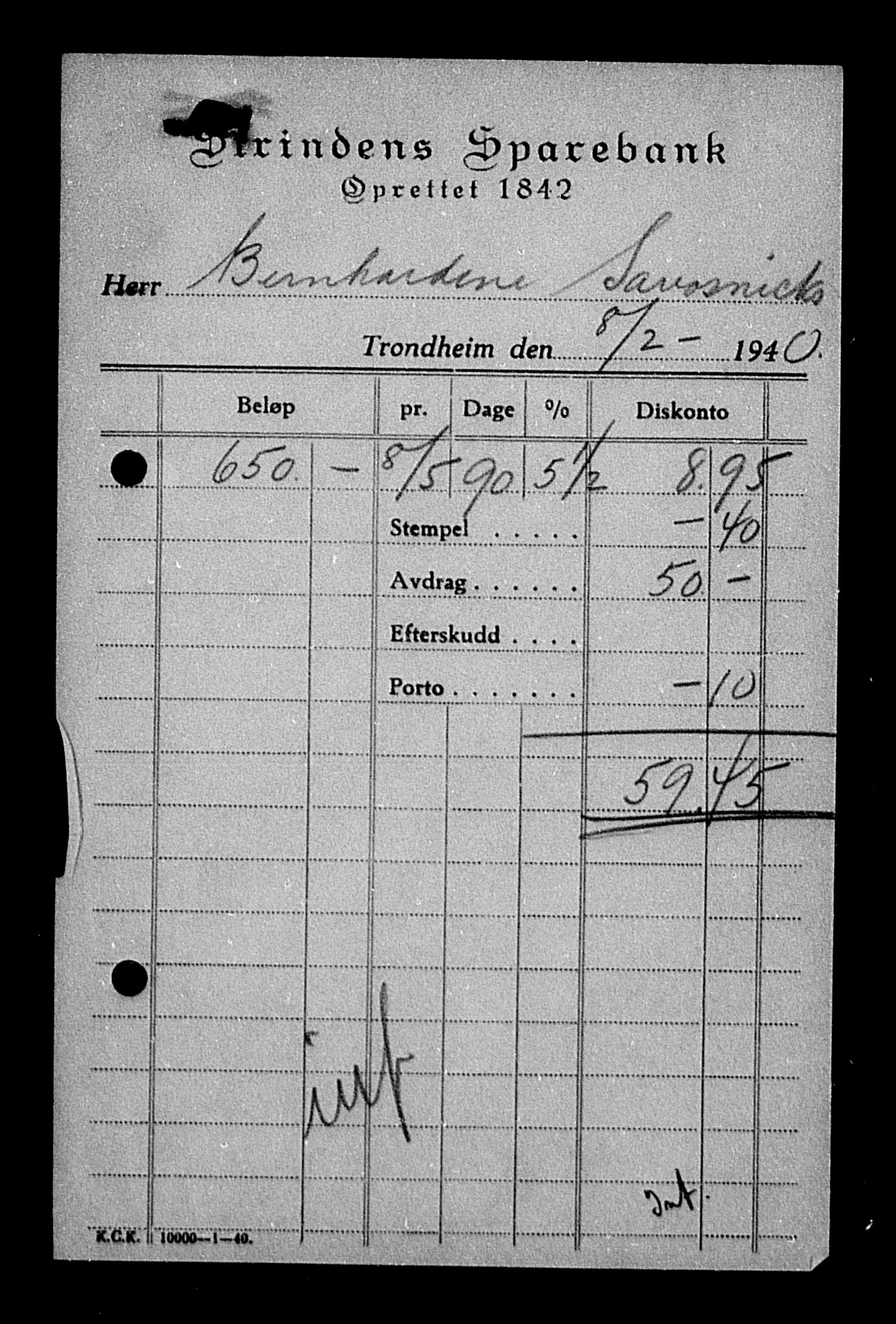 Justisdepartementet, Tilbakeføringskontoret for inndratte formuer, RA/S-1564/H/Hc/Hca/L0907: --, 1945-1947, p. 300