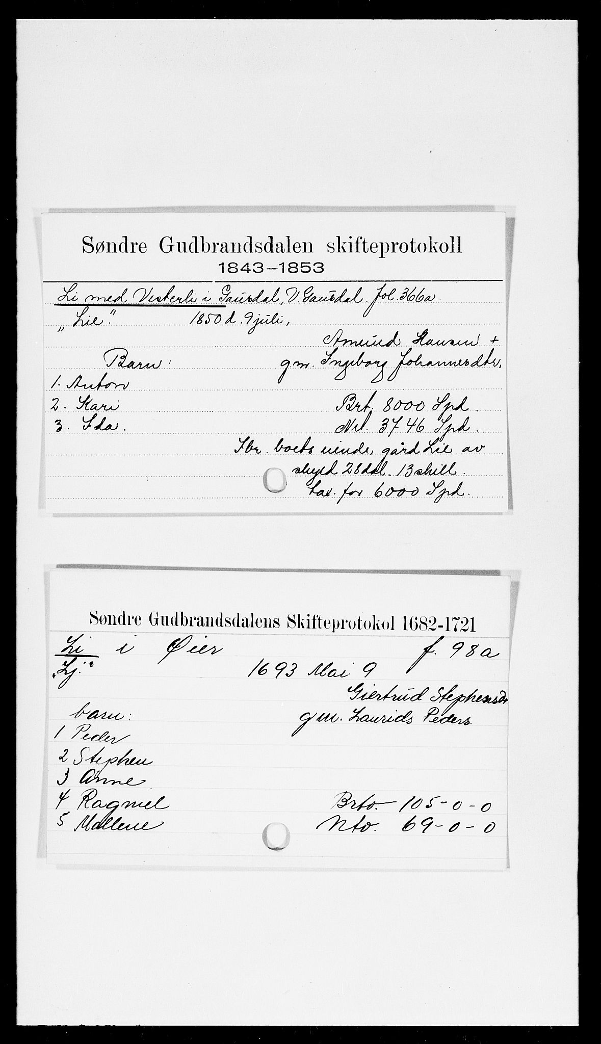Sør-Gudbrandsdal tingrett, SAH/TING-004/J, 1658-1885, p. 15481