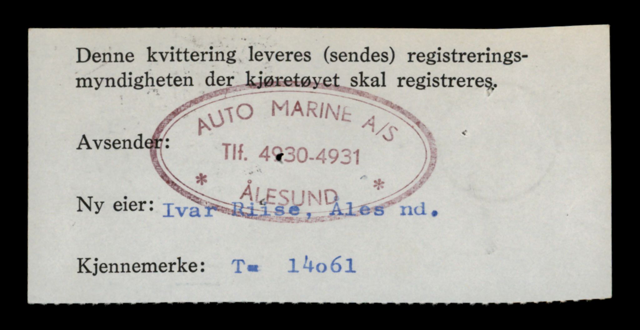 Møre og Romsdal vegkontor - Ålesund trafikkstasjon, AV/SAT-A-4099/F/Fe/L0042: Registreringskort for kjøretøy T 13906 - T 14079, 1927-1998, p. 2726