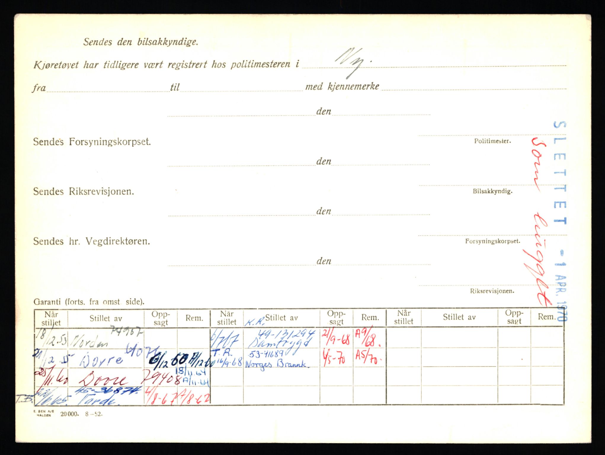 Stavanger trafikkstasjon, AV/SAST-A-101942/0/F/L0037: L-20500 - L-21499, 1930-1971, p. 138