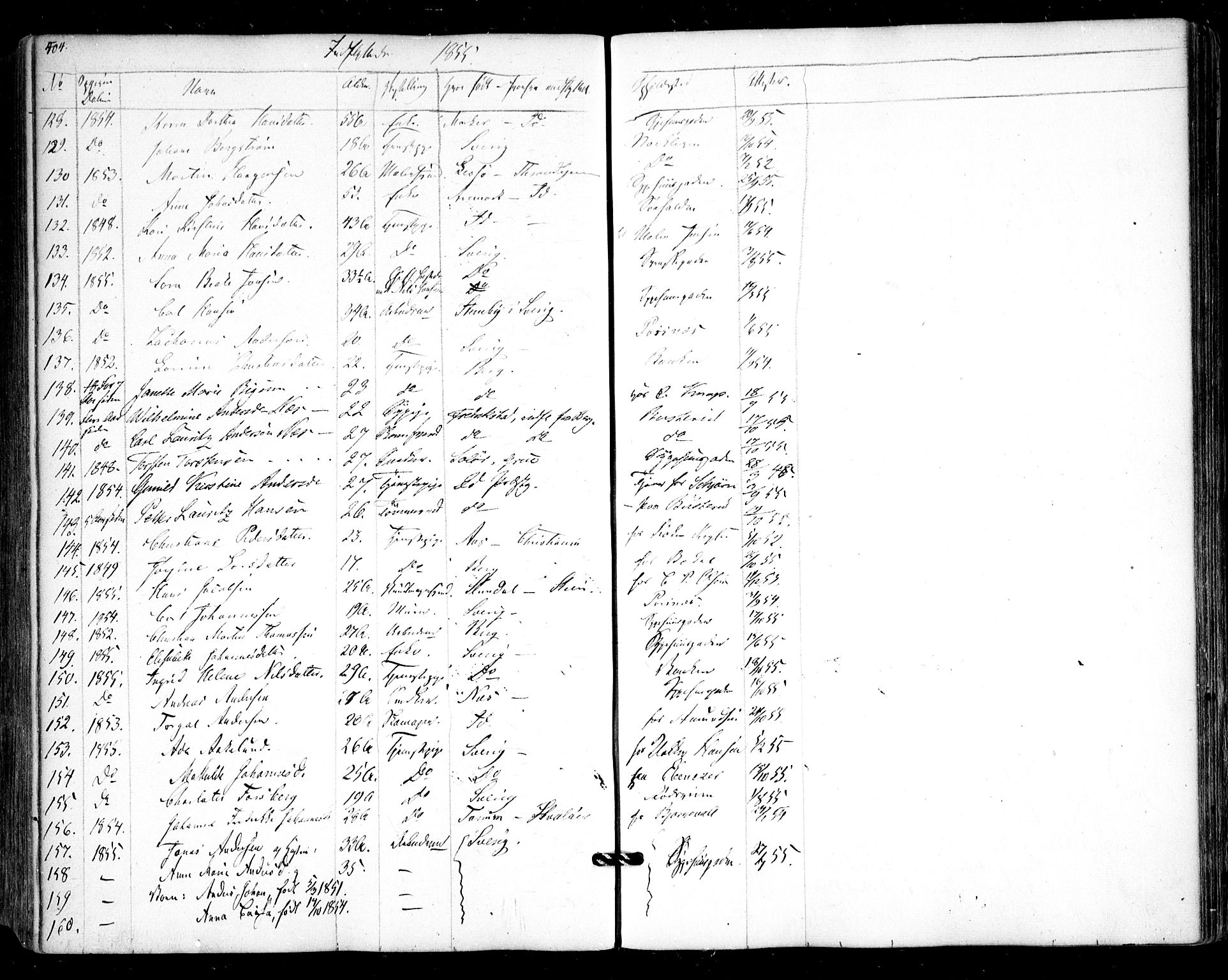 Halden prestekontor Kirkebøker, AV/SAO-A-10909/F/Fa/L0006: Parish register (official) no. I 6, 1845-1856, p. 504