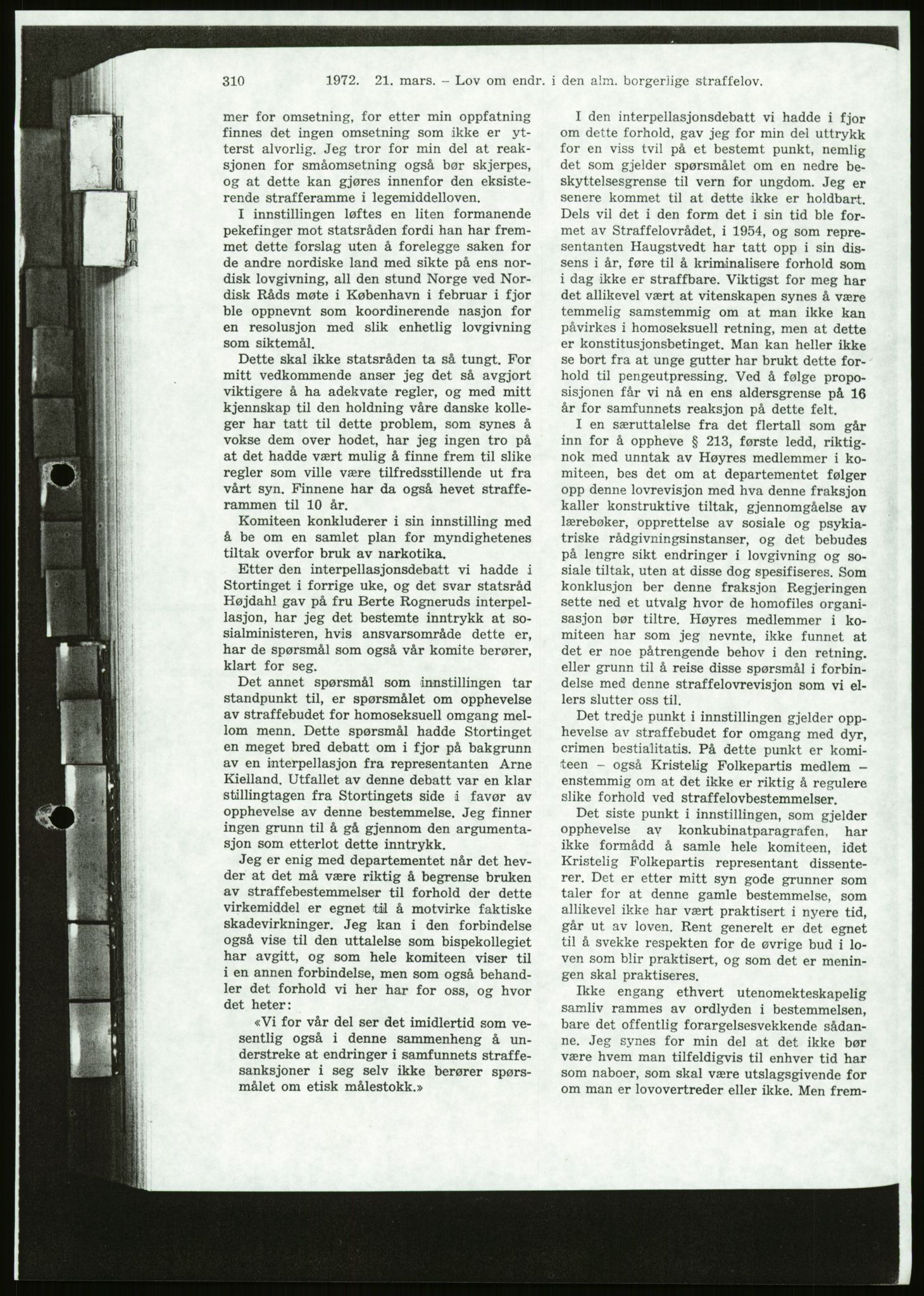 Det Norske Forbundet av 1948/Landsforeningen for Lesbisk og Homofil Frigjøring, AV/RA-PA-1216/D/Da/L0001: Partnerskapsloven, 1990-1993, p. 455