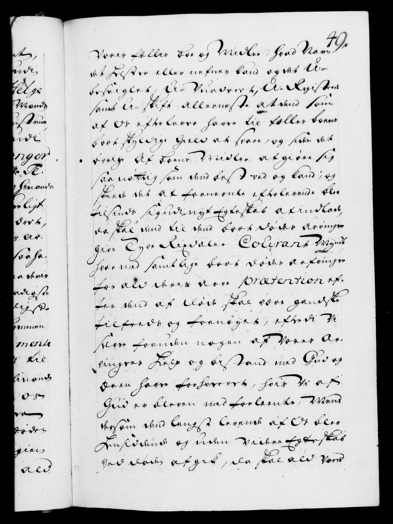 Danske Kanselli 1572-1799, AV/RA-EA-3023/F/Fc/Fca/Fcaa/L0025: Norske registre, 1726-1728, p. 49a