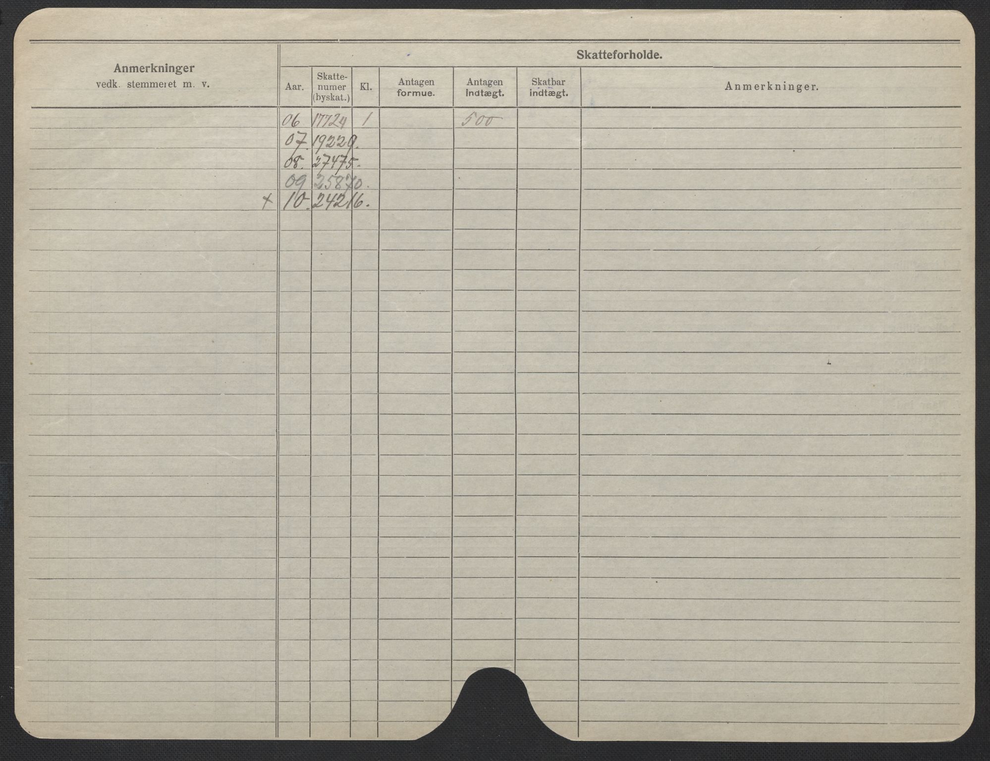 Oslo folkeregister, Registerkort, AV/SAO-A-11715/F/Fa/Fac/L0024: Kvinner, 1906-1914, p. 1100b