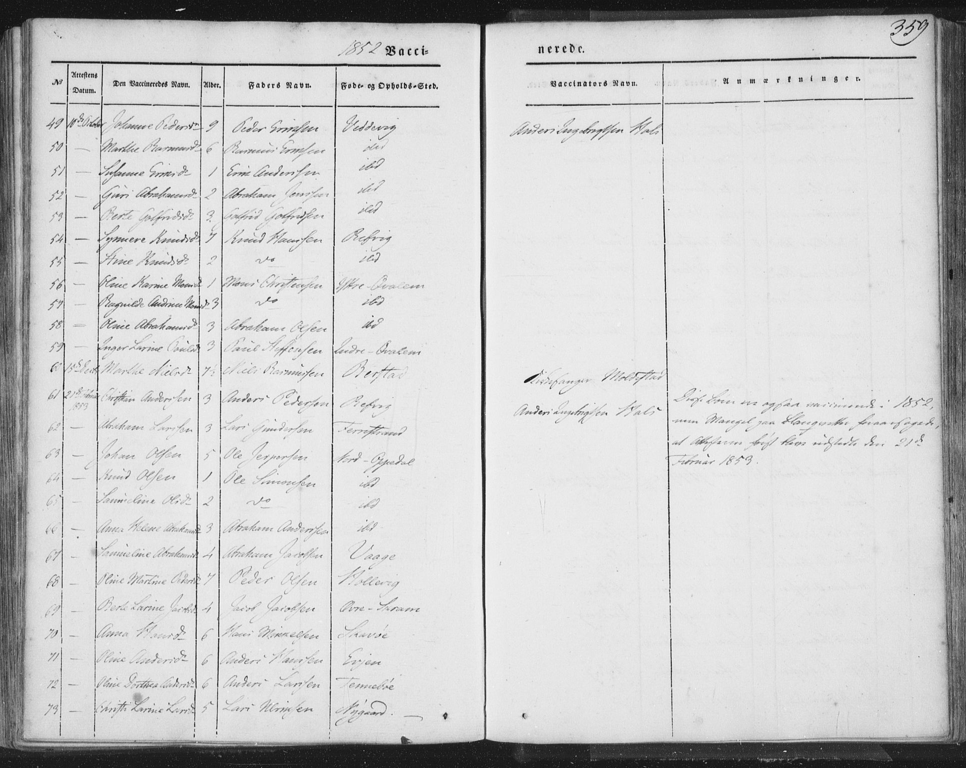 Selje sokneprestembete, AV/SAB-A-99938/H/Ha/Haa/Haaa: Parish register (official) no. A 10, 1844-1858, p. 359