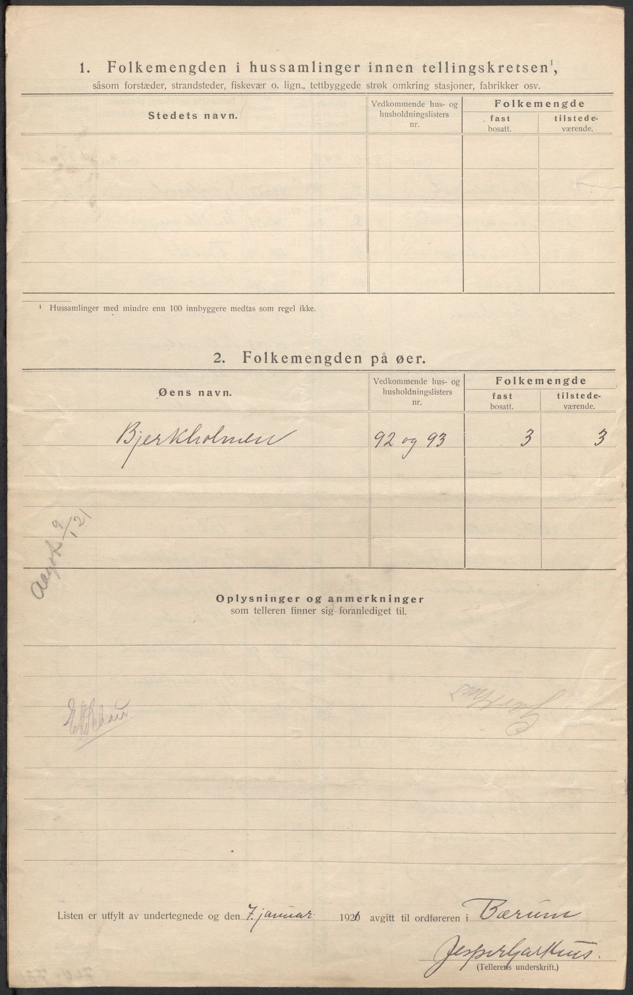 SAO, 1920 census for Bærum, 1920, p. 41