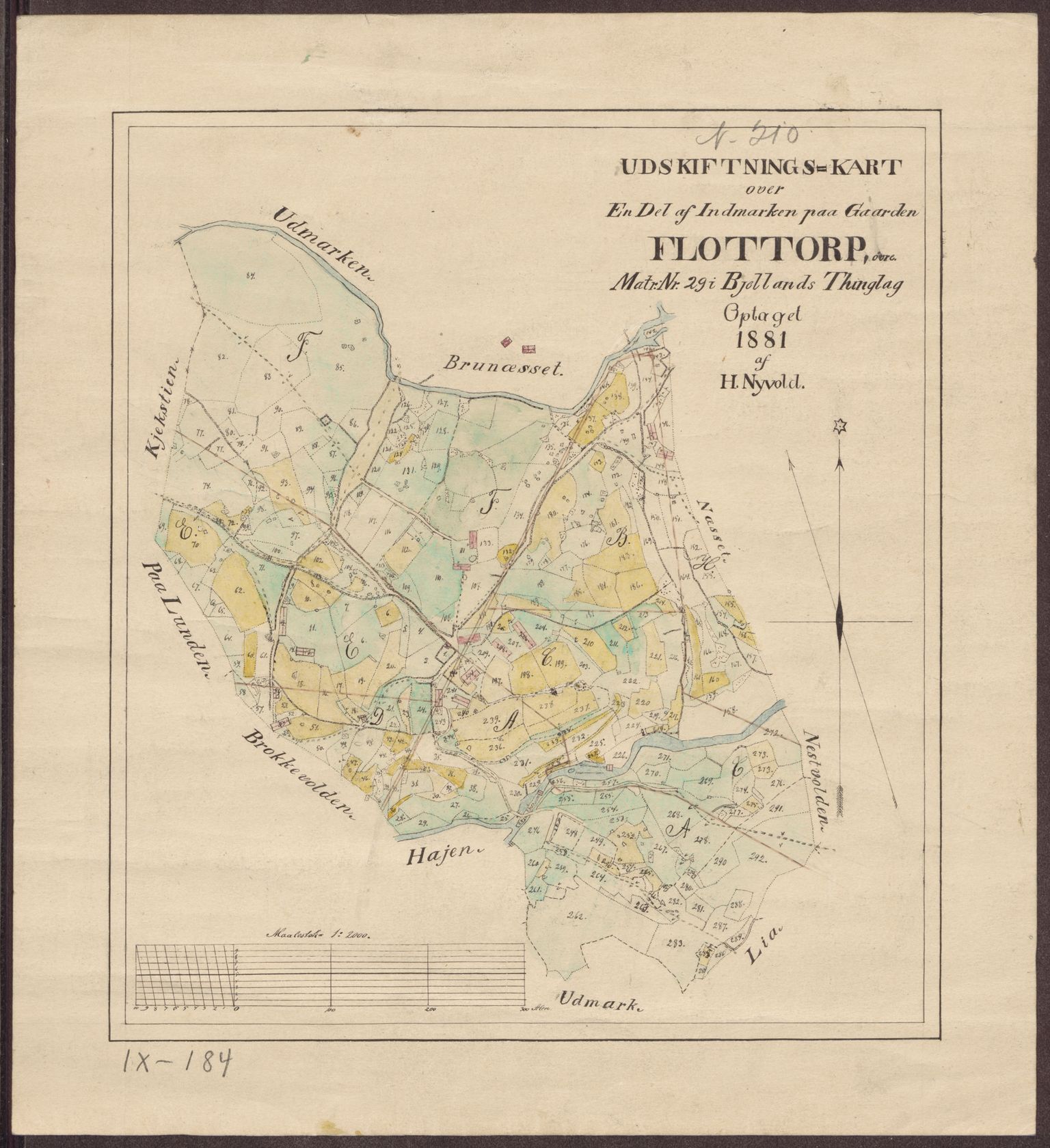 Jordskifteverkets kartarkiv, RA/S-3929/T, 1859-1988, p. 227