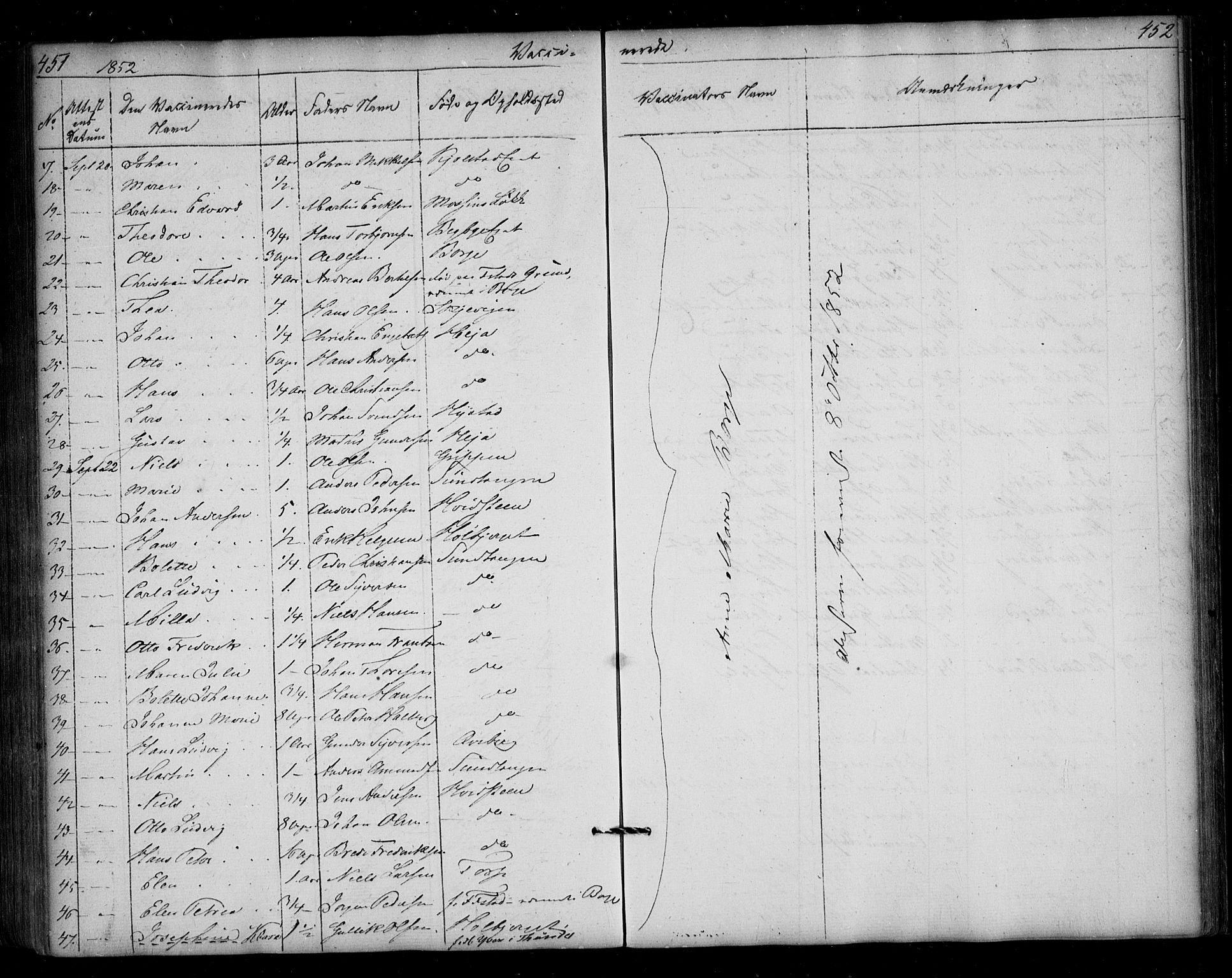 Borge prestekontor Kirkebøker, AV/SAO-A-10903/F/Fa/L0005: Parish register (official) no. I 5, 1848-1860, p. 451-452