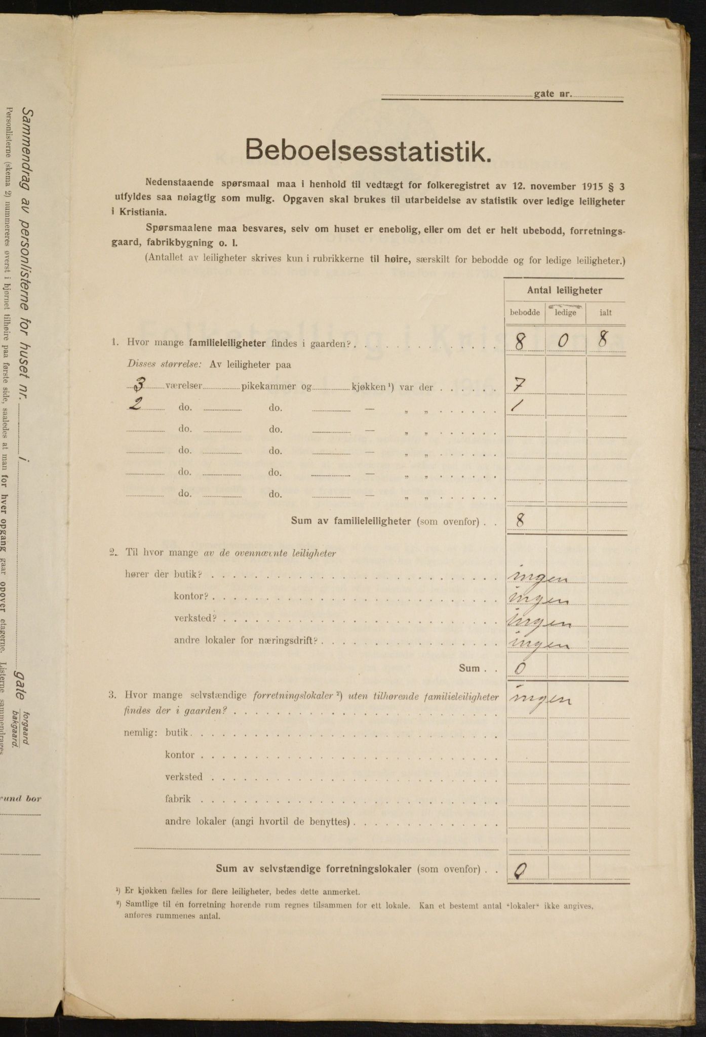 OBA, Municipal Census 1916 for Kristiania, 1916, p. 77237