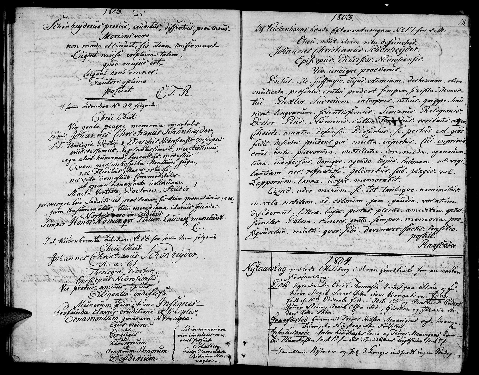 Ministerialprotokoller, klokkerbøker og fødselsregistre - Sør-Trøndelag, SAT/A-1456/657/L0701: Parish register (official) no. 657A02, 1802-1831, p. 18