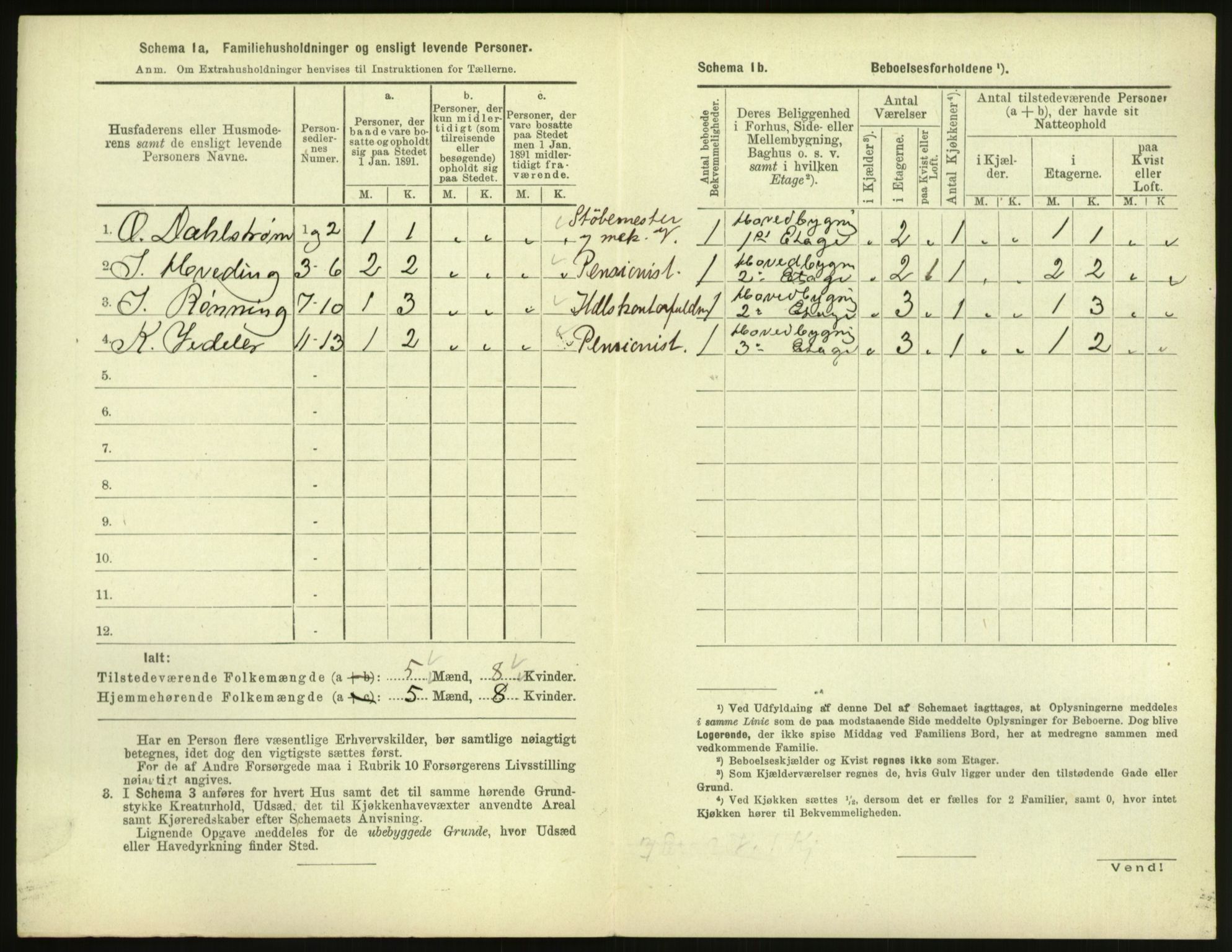 RA, 1891 census for 1601 Trondheim, 1891, p. 1627