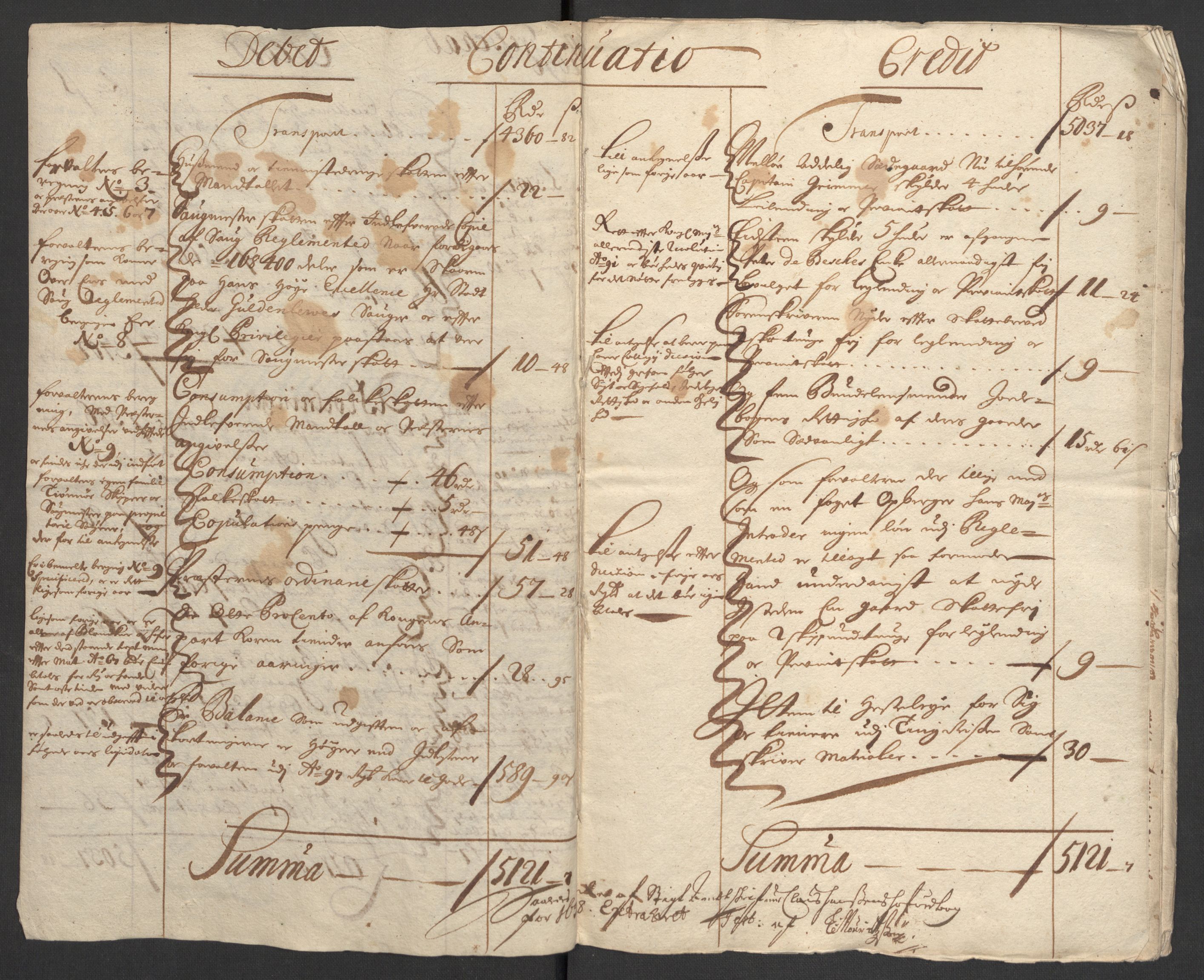 Rentekammeret inntil 1814, Reviderte regnskaper, Fogderegnskap, RA/EA-4092/R33/L1975: Fogderegnskap Larvik grevskap, 1696-1697, p. 5