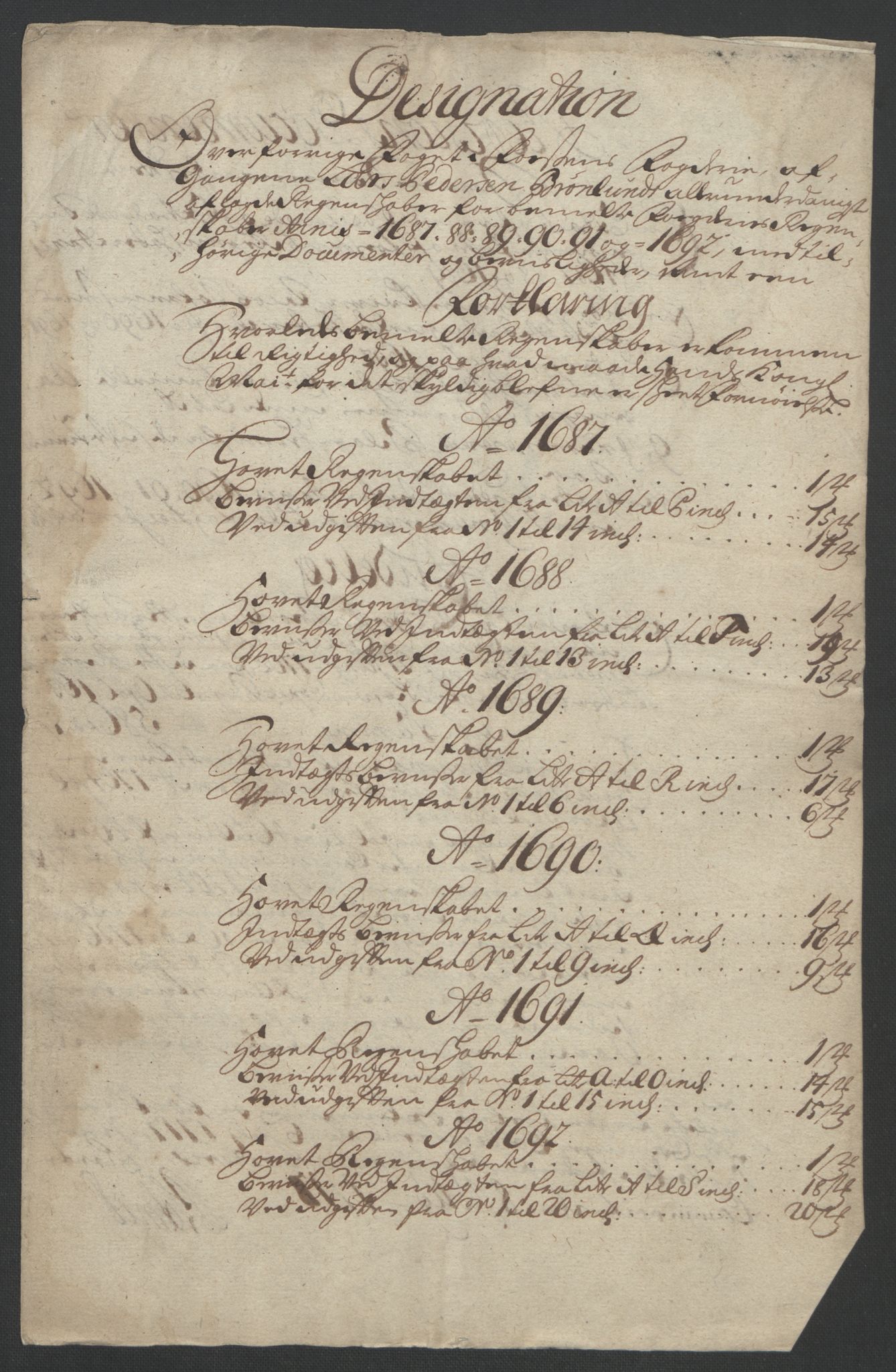 Rentekammeret inntil 1814, Reviderte regnskaper, Fogderegnskap, RA/EA-4092/R57/L3849: Fogderegnskap Fosen, 1692-1693, p. 305