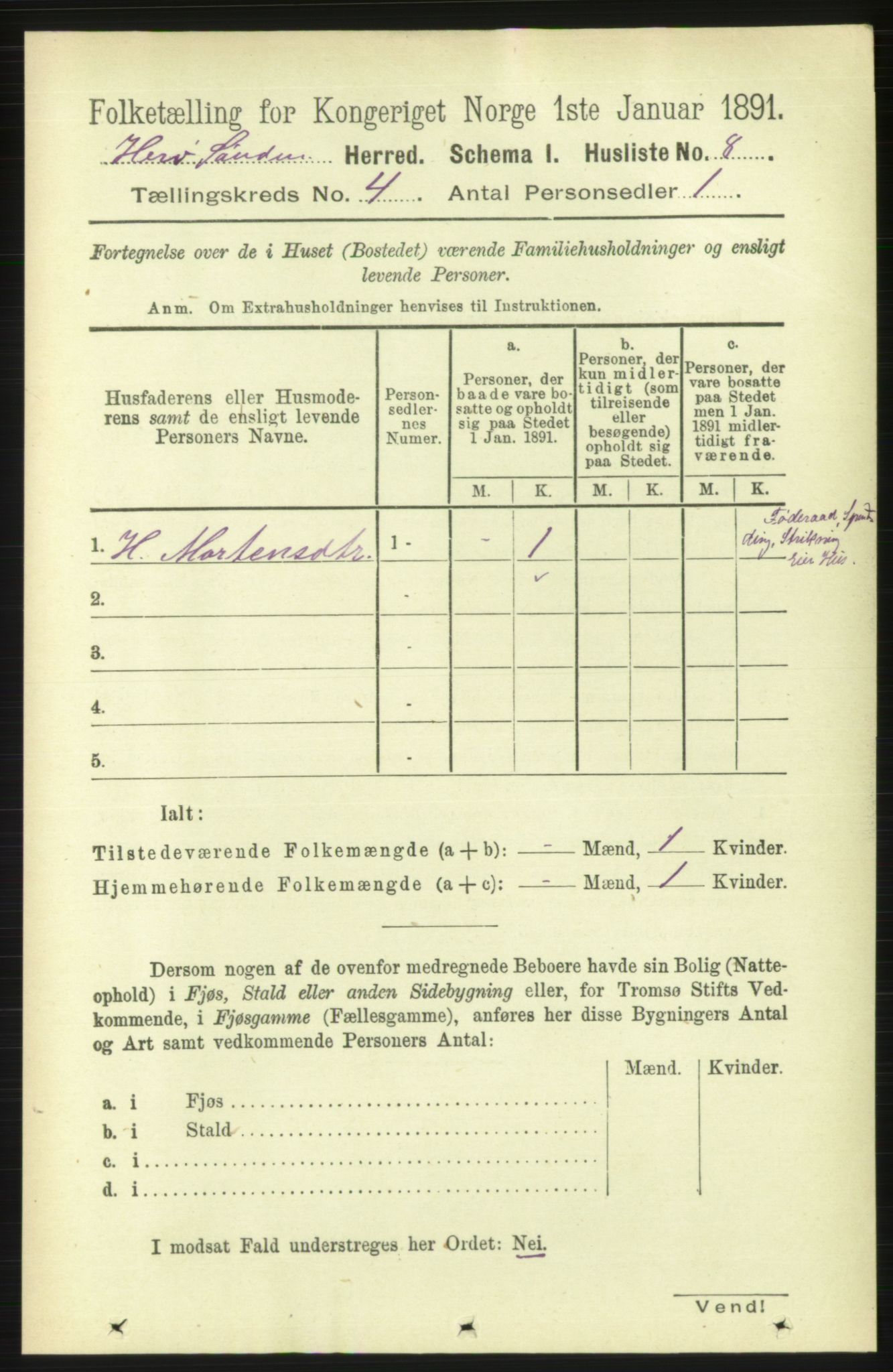 RA, 1891 census for 1515 Herøy, 1891, p. 1438