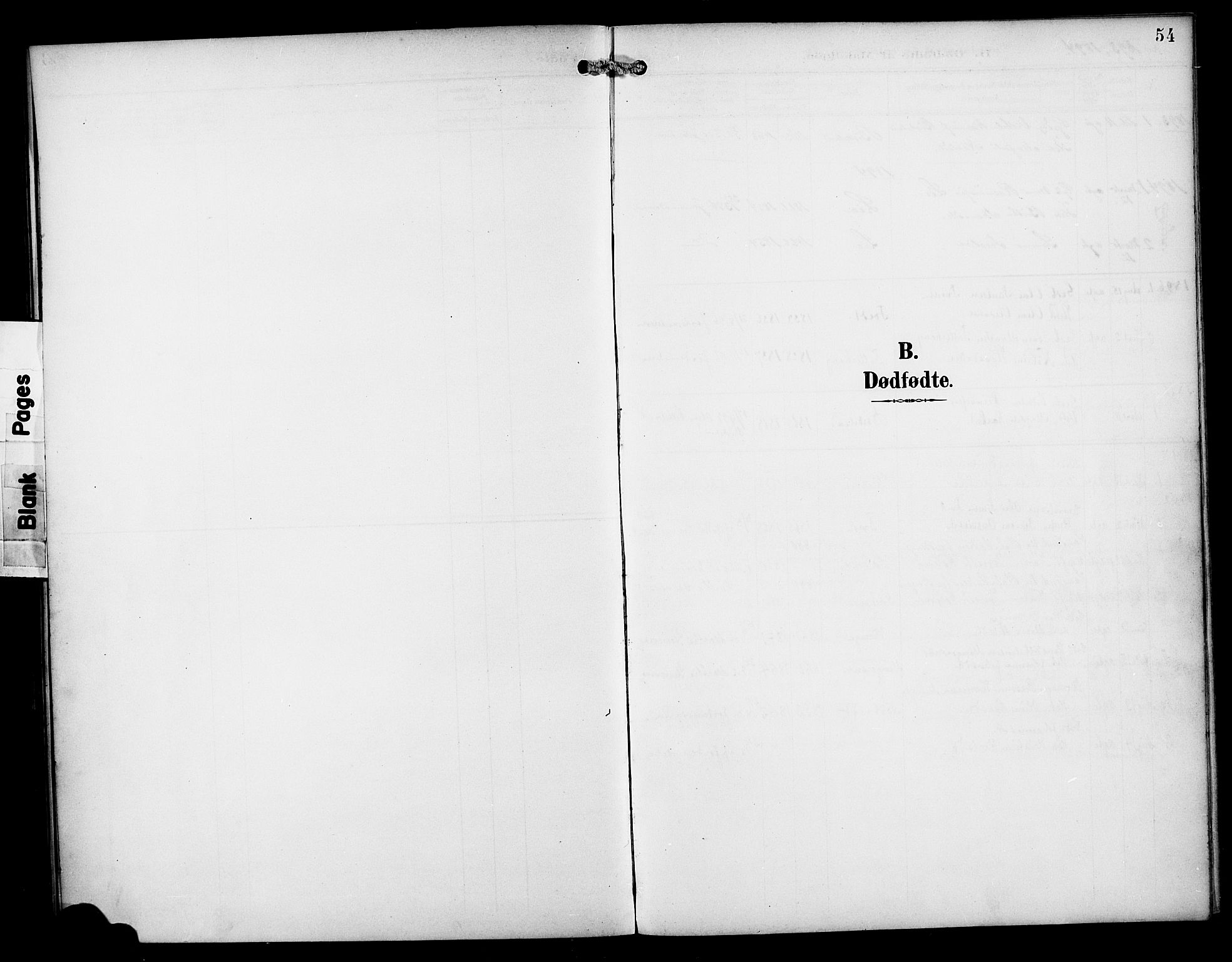 Manger sokneprestembete, SAB/A-76801/H/Haa: Parish register (official) no. B 2, 1893-1906, p. 54