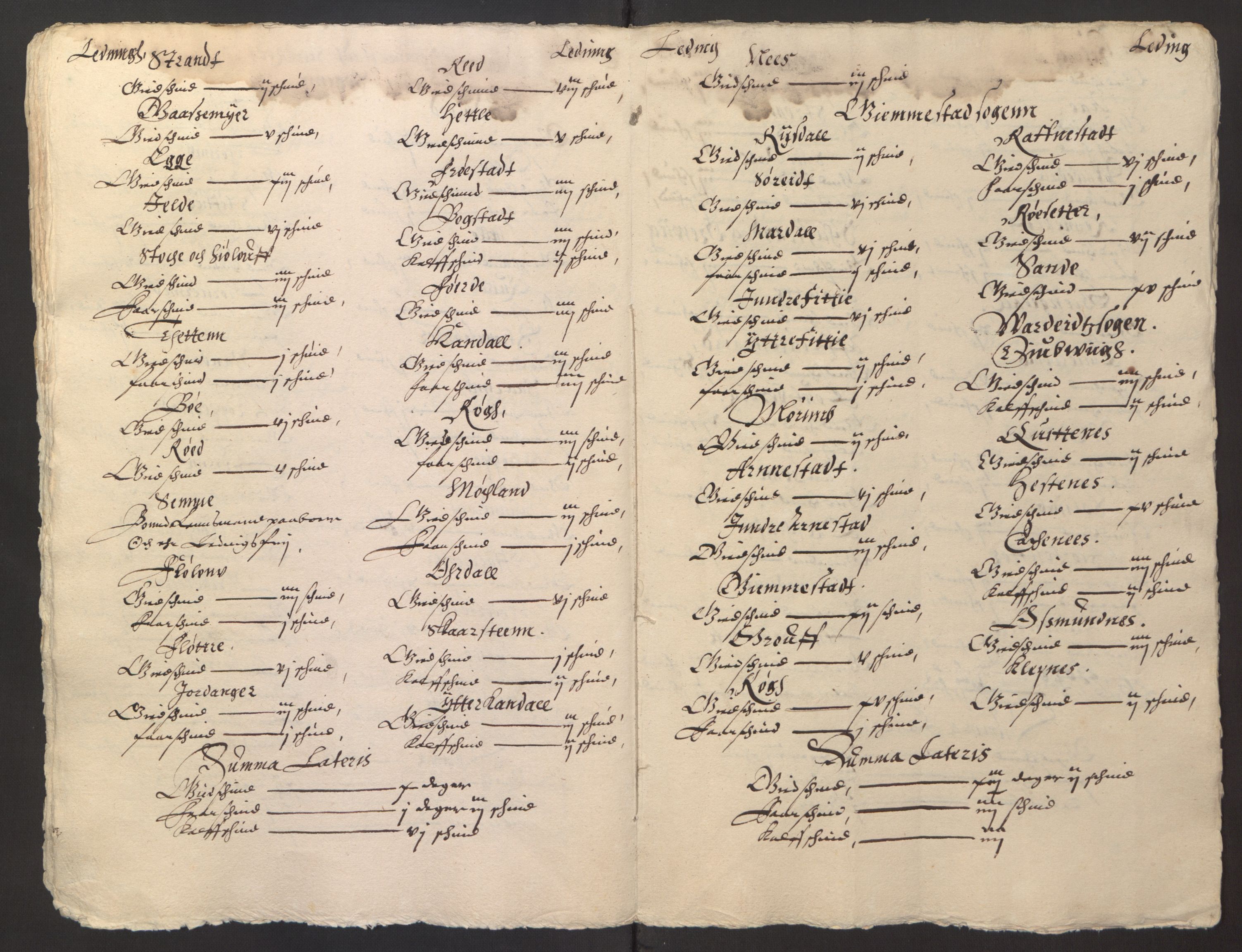 Stattholderembetet 1572-1771, AV/RA-EA-2870/Ek/L0003/0001: Jordebøker til utlikning av garnisonsskatt 1624-1626: / Jordebøker for Bergenhus len, 1624-1625, p. 276