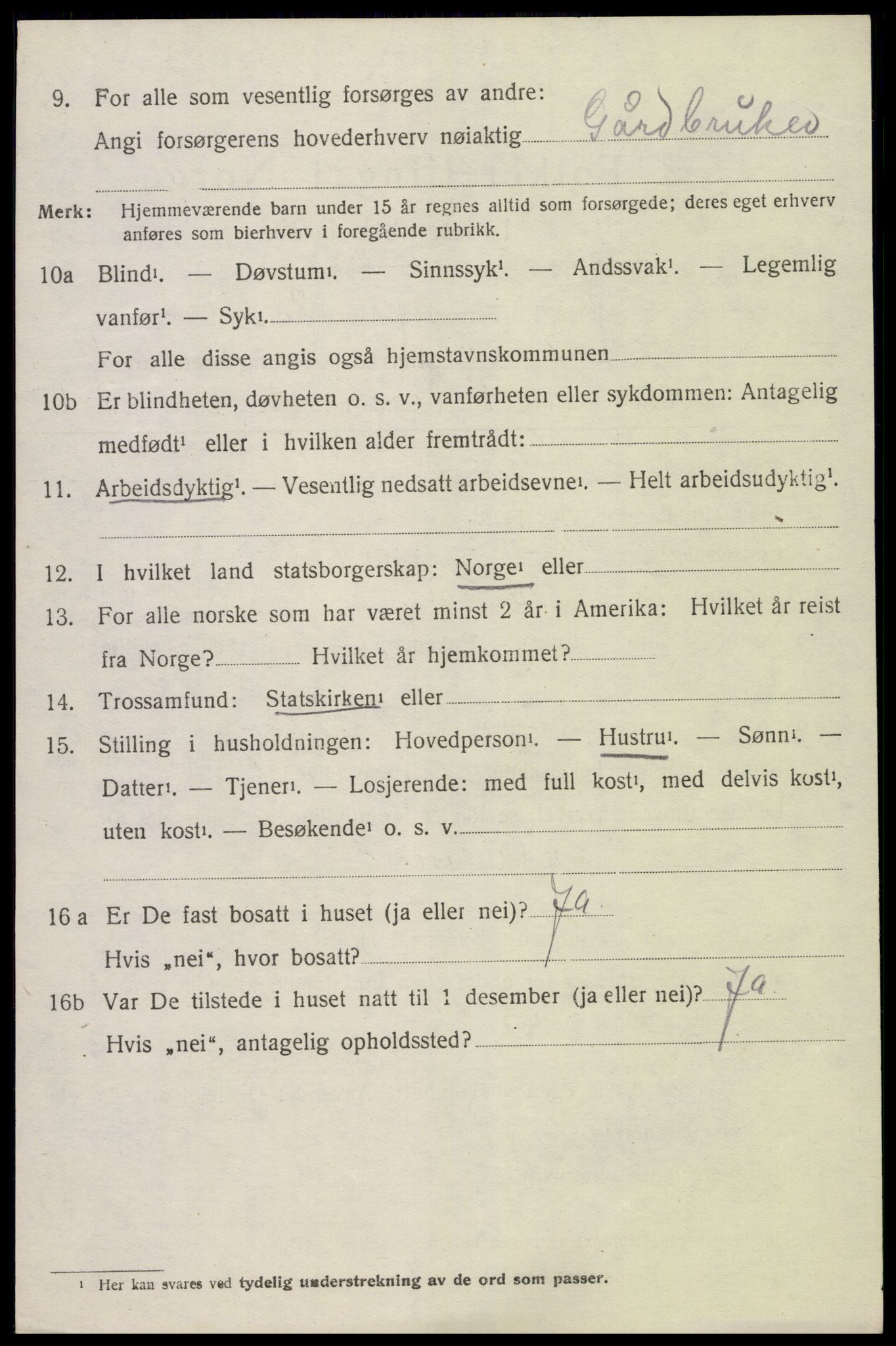 SAK, 1920 census for Øyestad, 1920, p. 8113