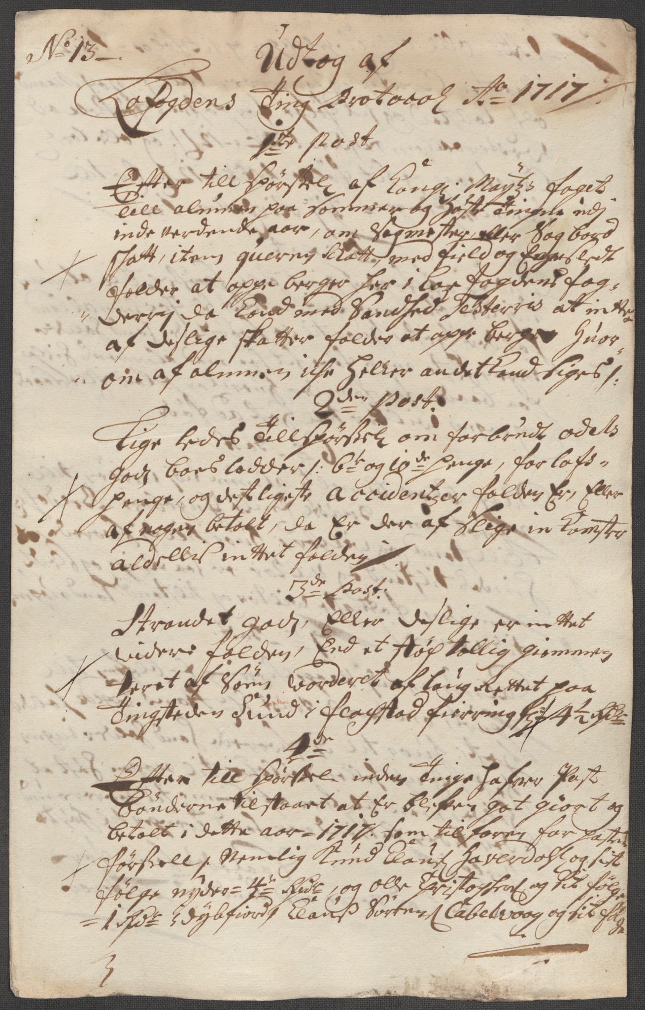 Rentekammeret inntil 1814, Reviderte regnskaper, Fogderegnskap, AV/RA-EA-4092/R67/L4683: Fogderegnskap Vesterålen, Andenes og Lofoten, 1717, p. 106