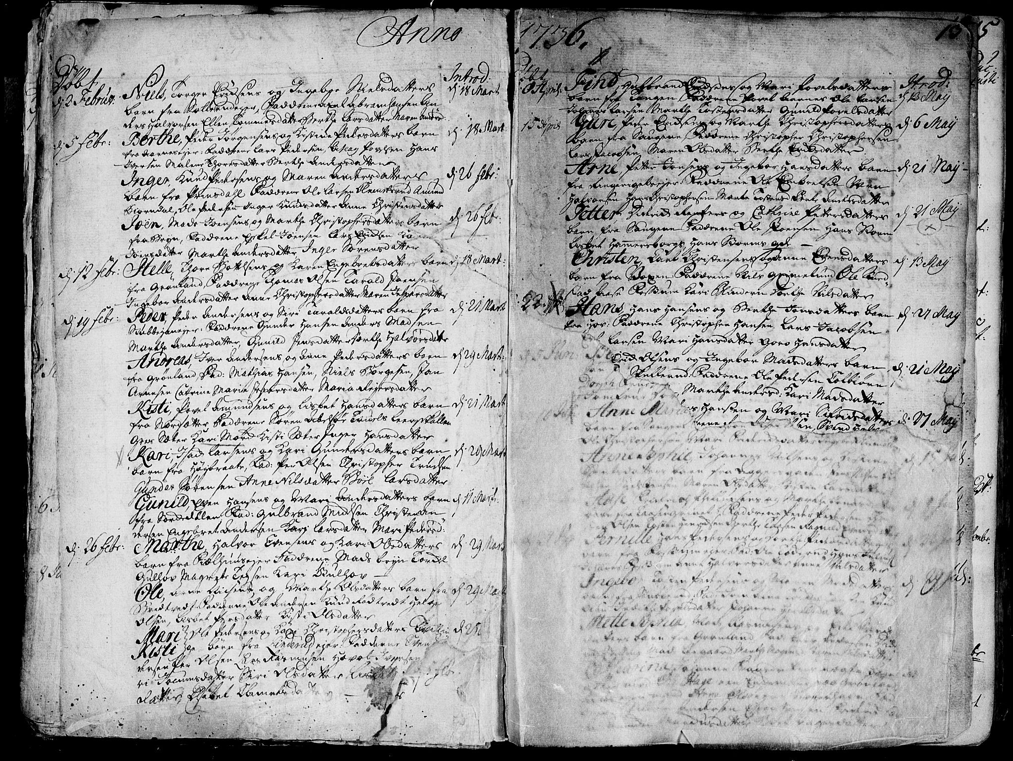 Aker prestekontor kirkebøker, AV/SAO-A-10861/F/L0007: Parish register (official) no. 7, 1734-1748, p. 13