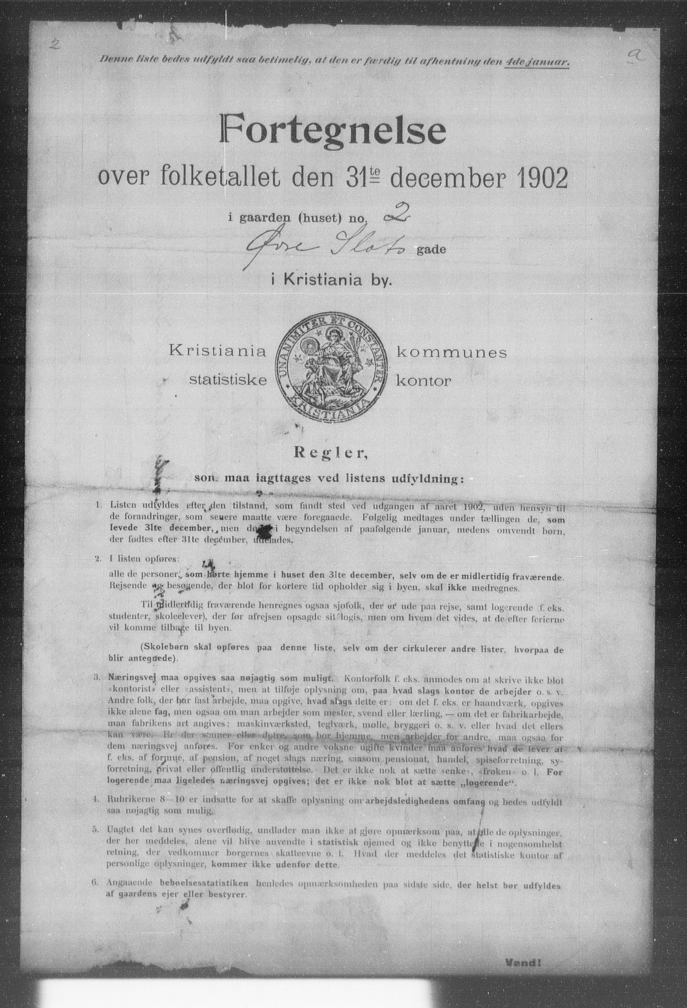 OBA, Municipal Census 1902 for Kristiania, 1902, p. 23907