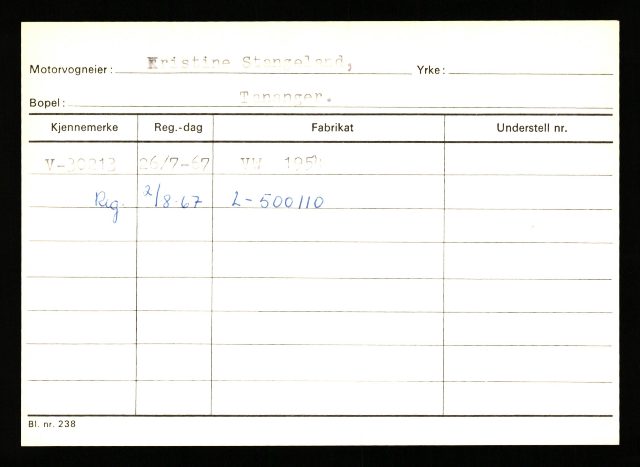 Stavanger trafikkstasjon, AV/SAST-A-101942/0/G/L0005: Registreringsnummer: 23000 - 34245, 1930-1971, p. 2229