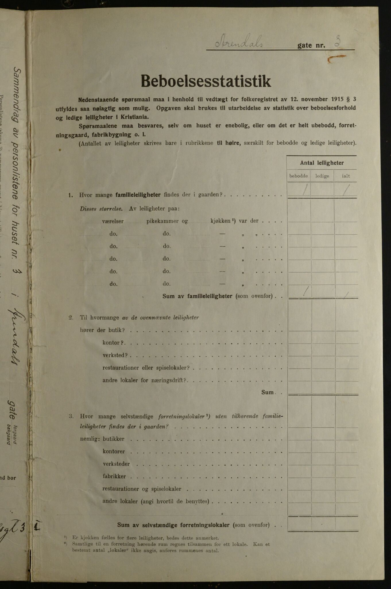 OBA, Municipal Census 1923 for Kristiania, 1923, p. 2209