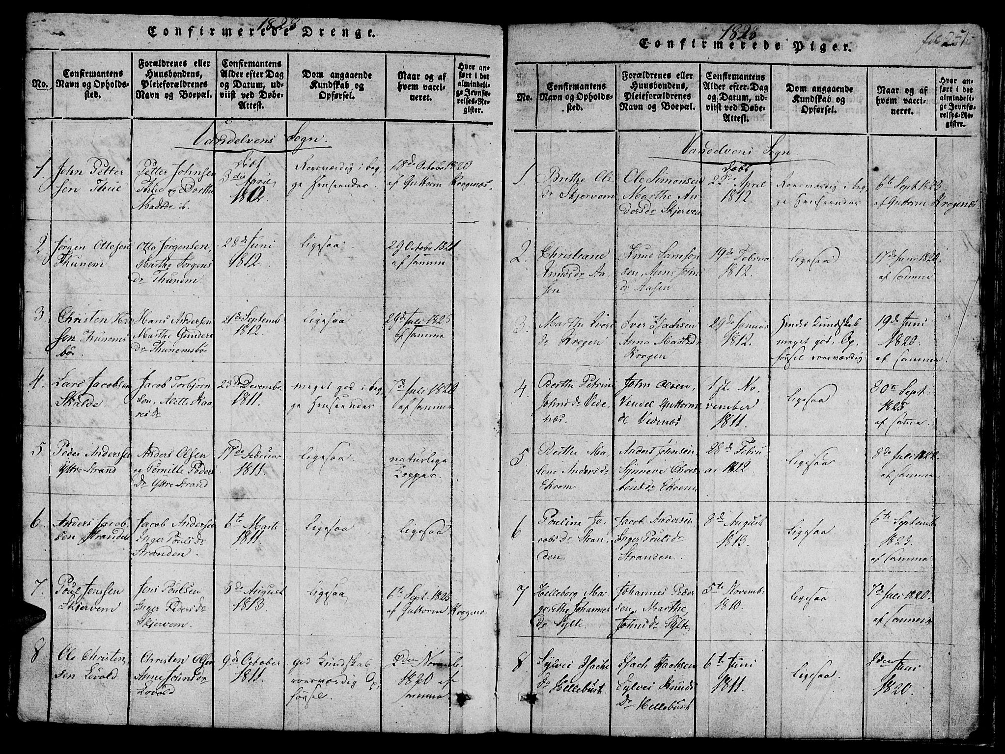 Ministerialprotokoller, klokkerbøker og fødselsregistre - Møre og Romsdal, AV/SAT-A-1454/501/L0004: Parish register (official) no. 501A04, 1816-1831, p. 251