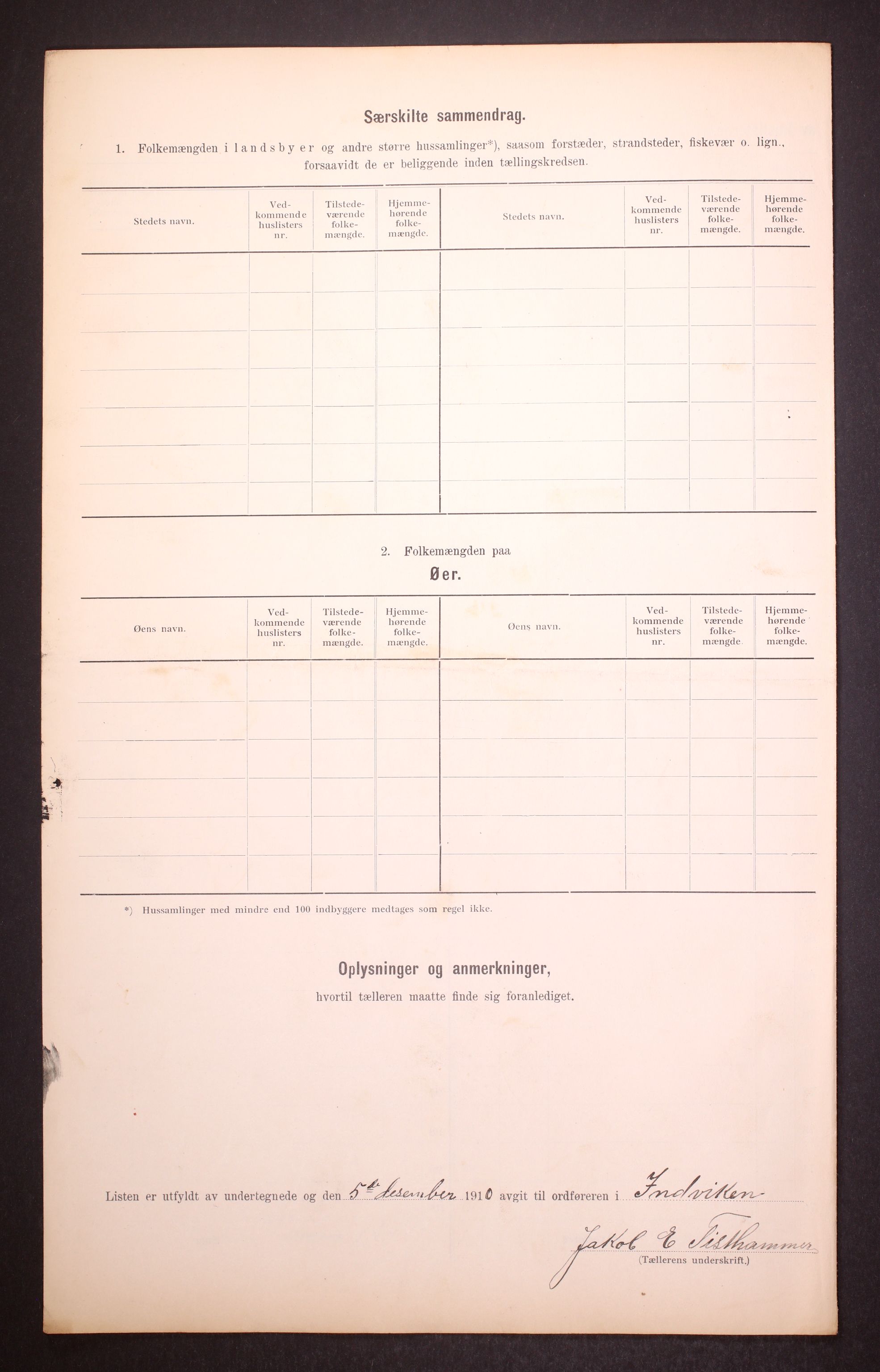 RA, 1910 census for Innvik, 1910, p. 38