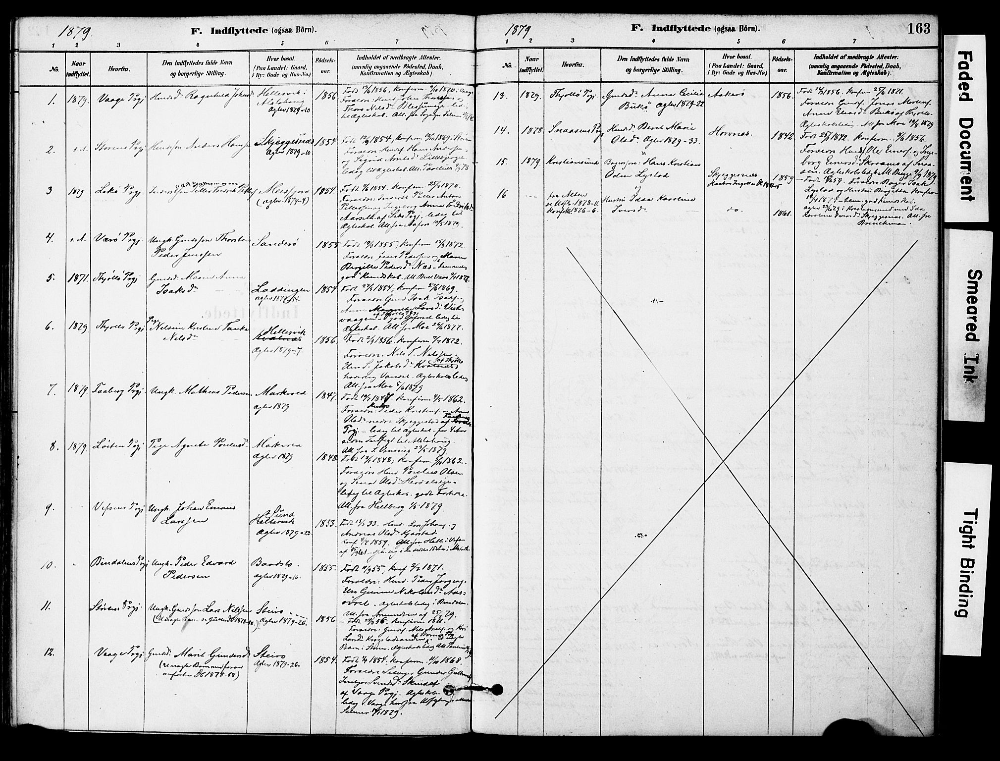 Ministerialprotokoller, klokkerbøker og fødselsregistre - Nordland, AV/SAT-A-1459/830/L0450: Parish register (official) no. 830A14, 1879-1896, p. 163