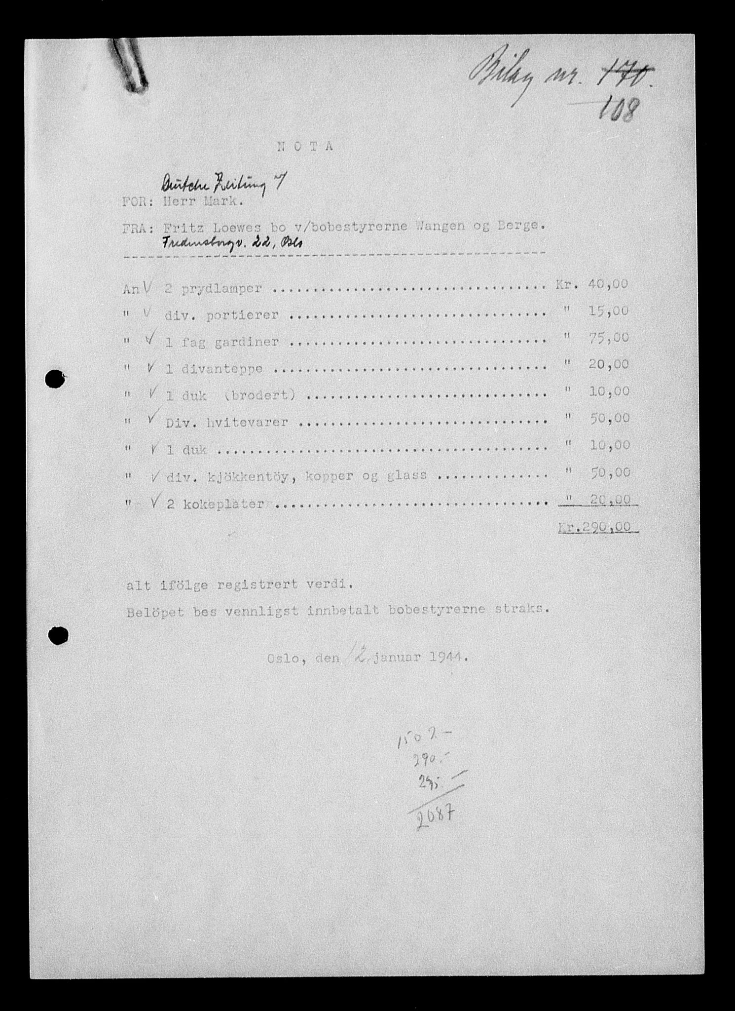 Justisdepartementet, Tilbakeføringskontoret for inndratte formuer, AV/RA-S-1564/H/Hc/Hcc/L0960: --, 1945-1947, p. 39