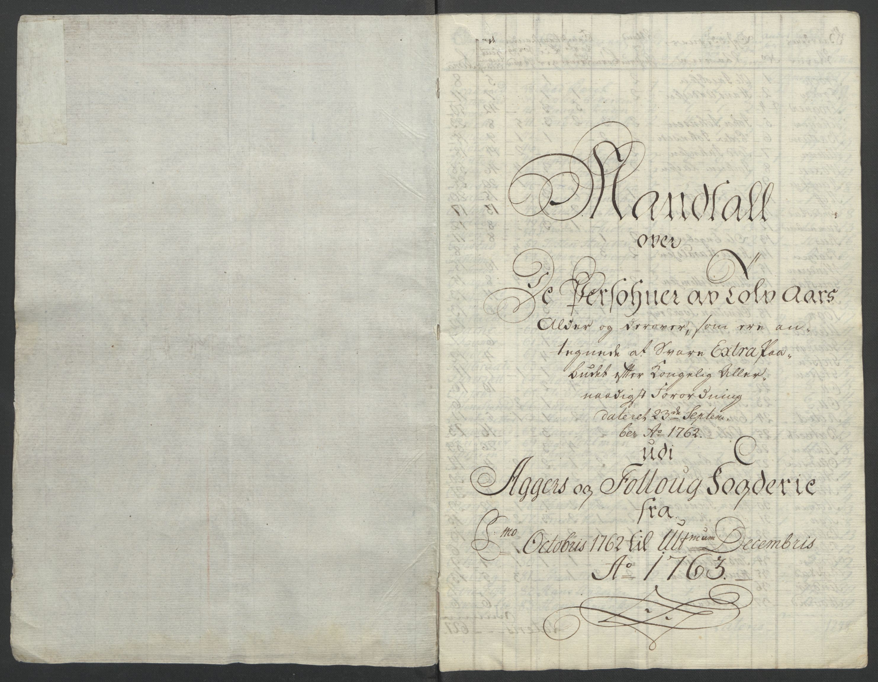 Rentekammeret inntil 1814, Reviderte regnskaper, Fogderegnskap, AV/RA-EA-4092/R10/L0559: Ekstraskatten Aker og Follo, 1763, p. 90