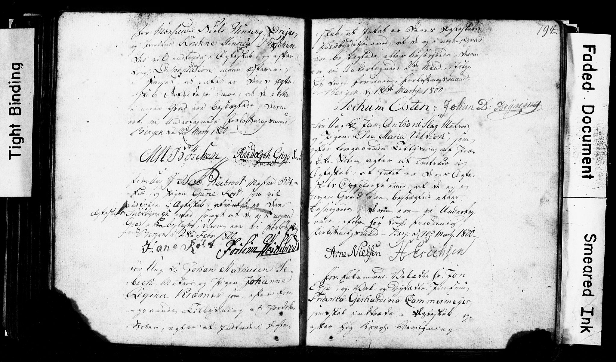 Korskirken sokneprestembete, AV/SAB-A-76101: Best man's statements no. II.5.1, 1776-1816, p. 194