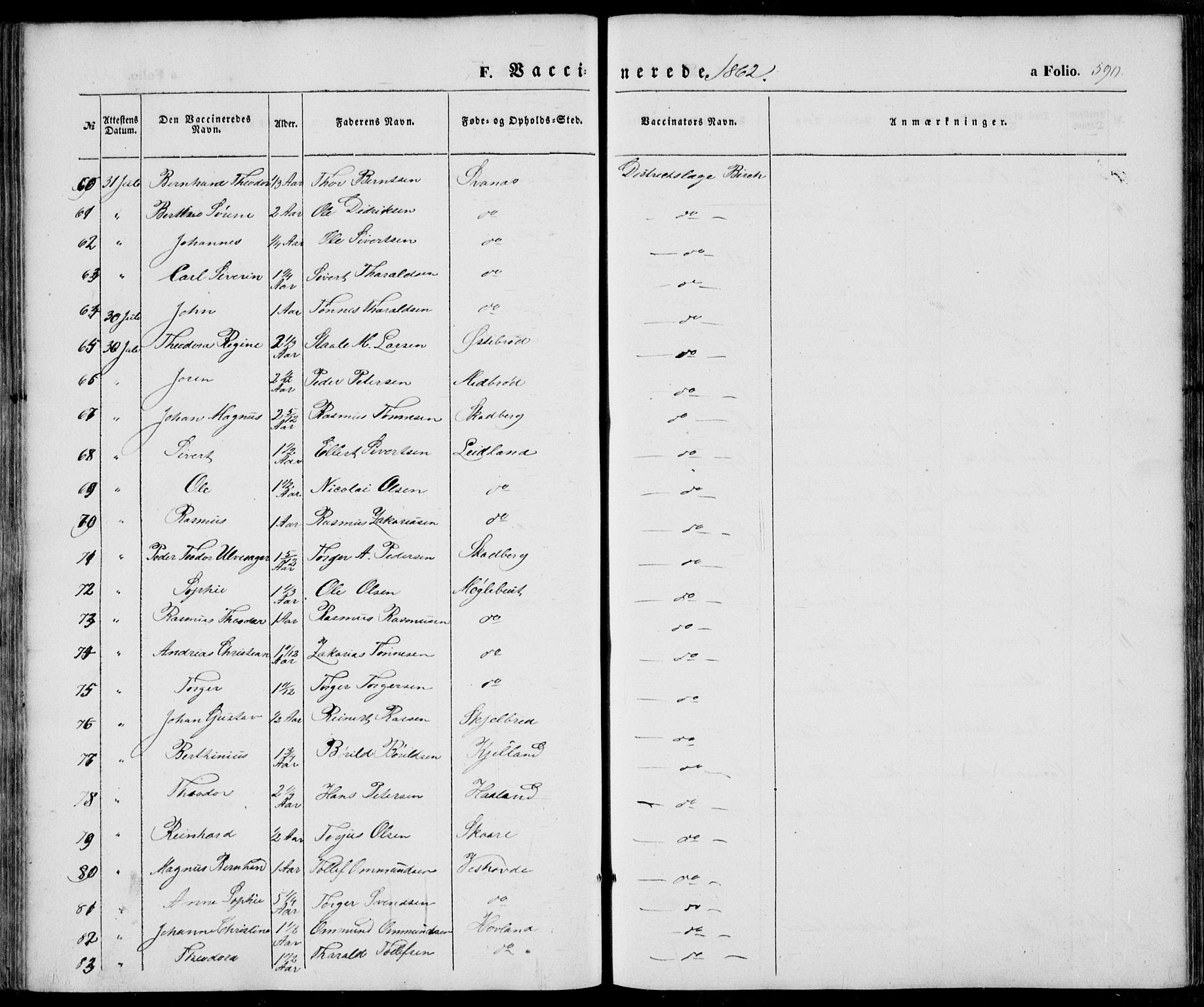 Eigersund sokneprestkontor, AV/SAST-A-101807/S08/L0013: Parish register (official) no. A 12.2, 1850-1865, p. 590