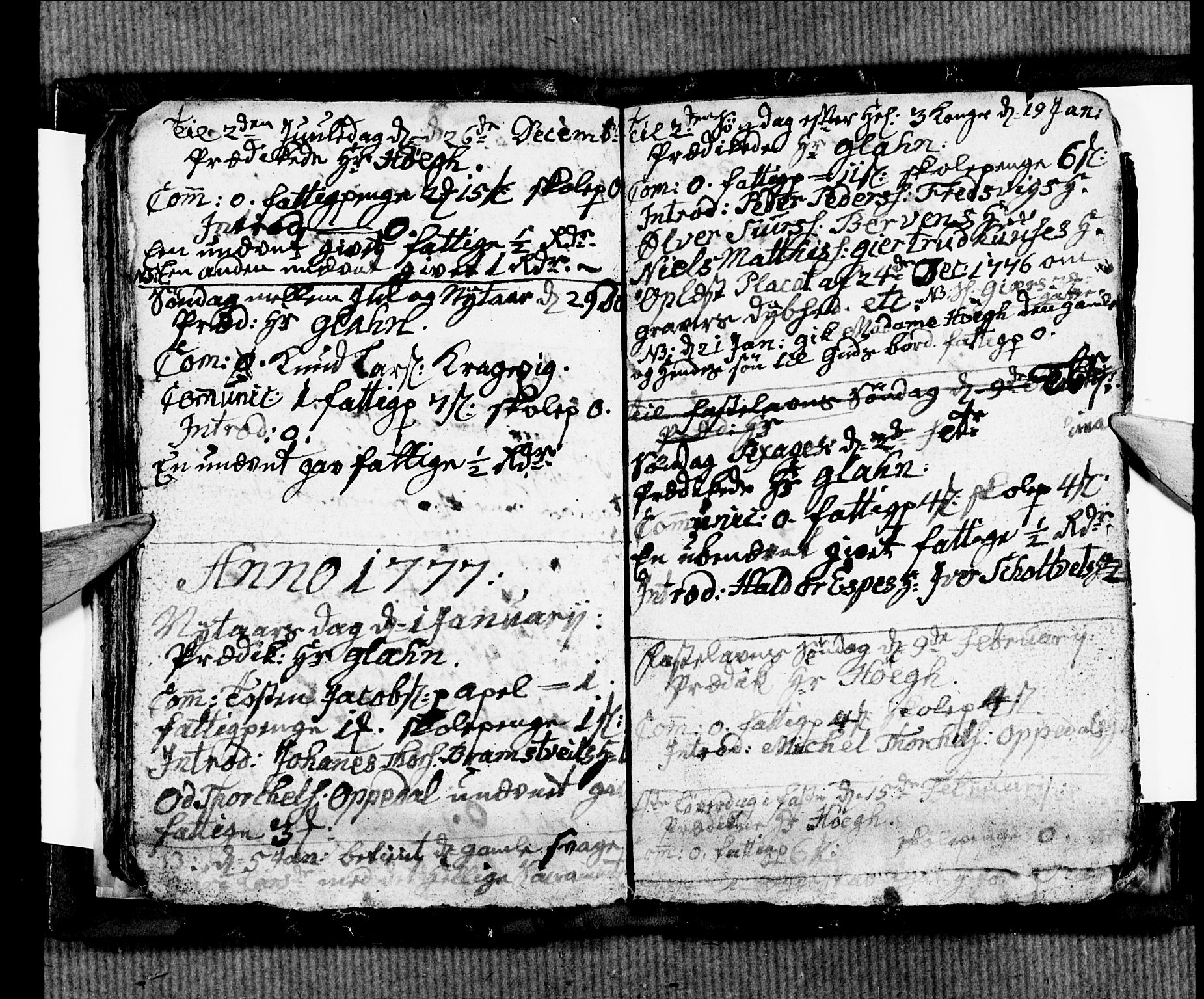 Ullensvang sokneprestembete, SAB/A-78701/H/Hab: Parish register (copy) no. B 4, 1775-1778, p. 68-69