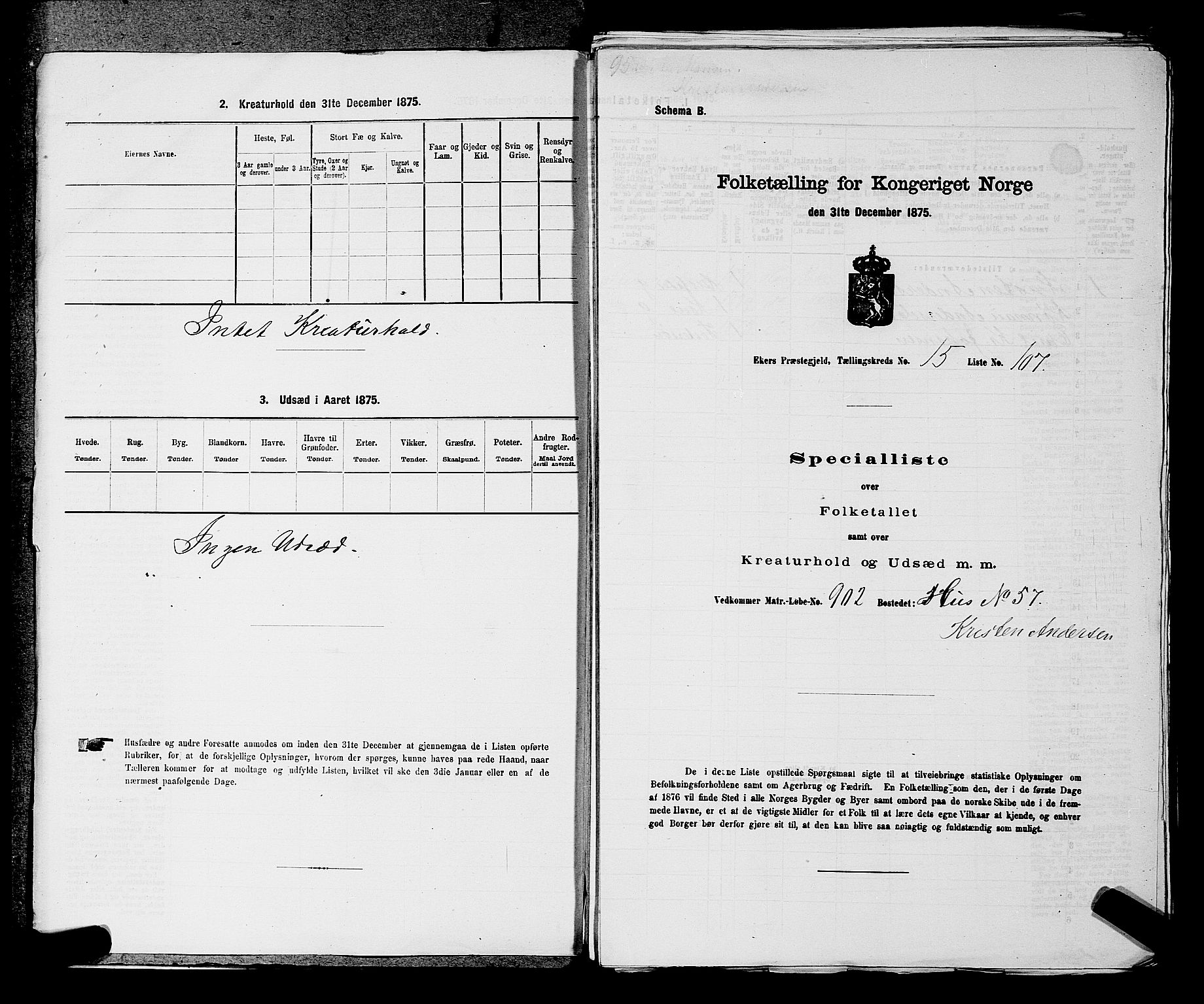 SAKO, 1875 census for 0624P Eiker, 1875, p. 2532