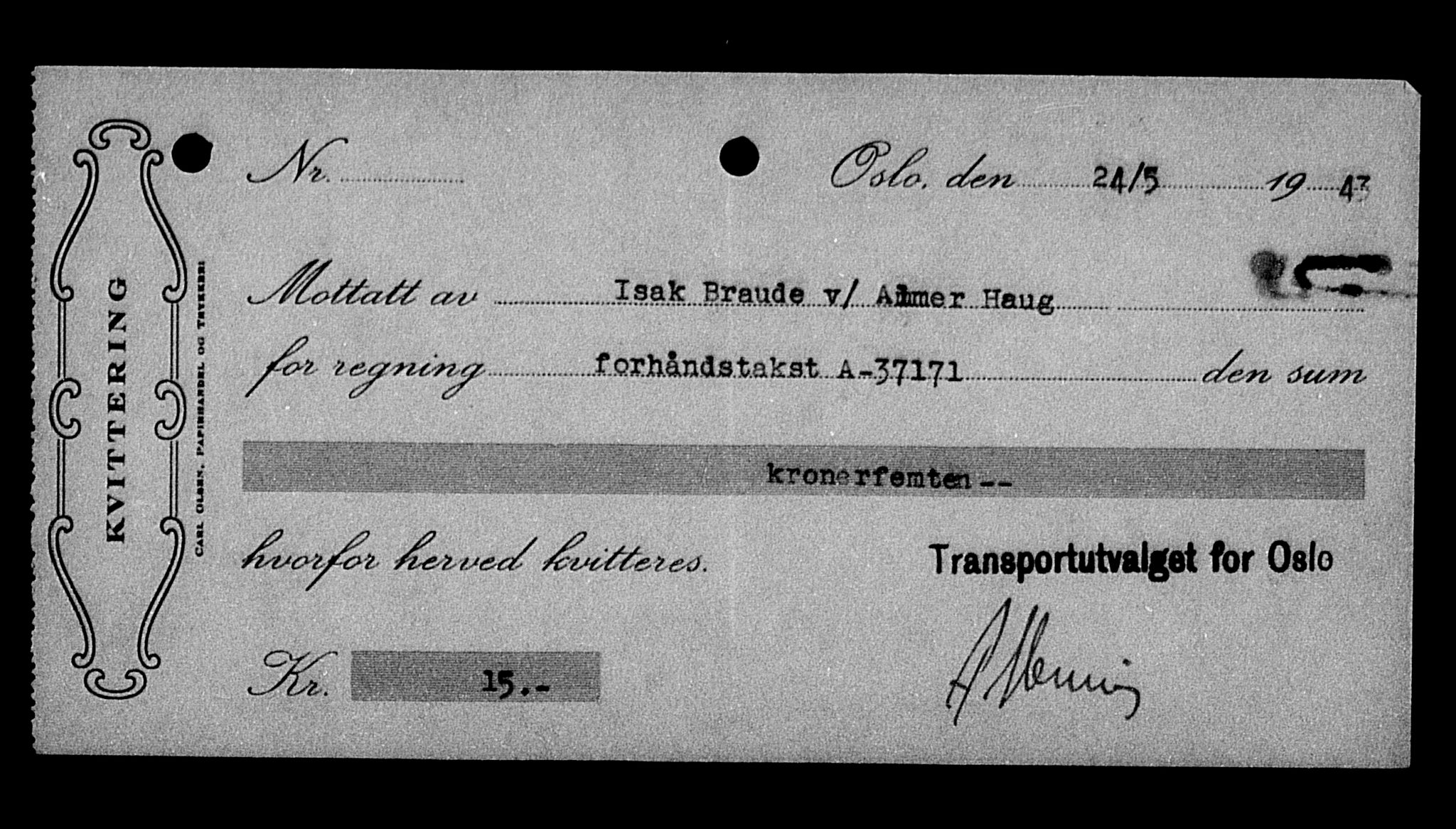 Justisdepartementet, Tilbakeføringskontoret for inndratte formuer, AV/RA-S-1564/H/Hc/Hcc/L0927: --, 1945-1947, p. 543