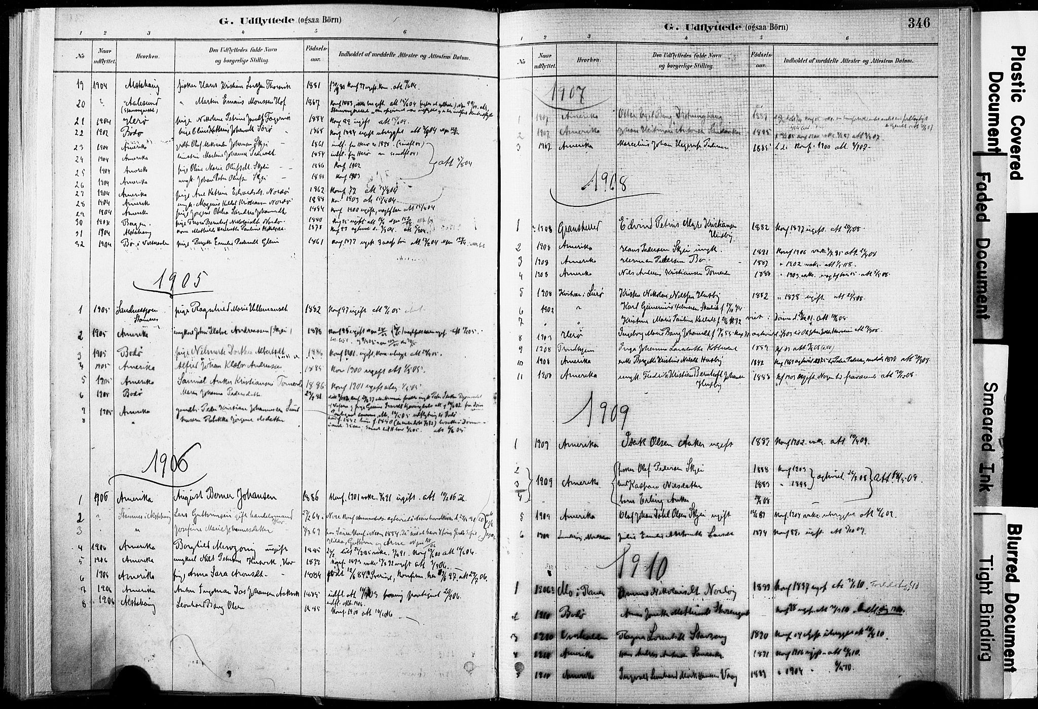 Ministerialprotokoller, klokkerbøker og fødselsregistre - Nordland, SAT/A-1459/835/L0526: Parish register (official) no. 835A03II, 1881-1910, p. 346