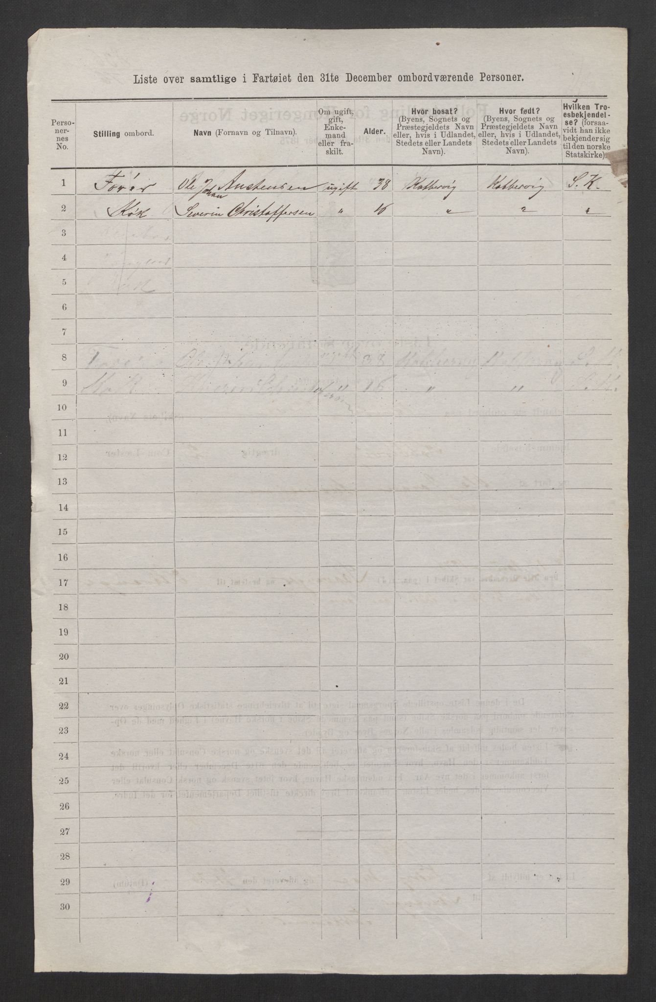 RA, 1875 census, lists of crew on ships: Ships in domestic ports, 1875, p. 685