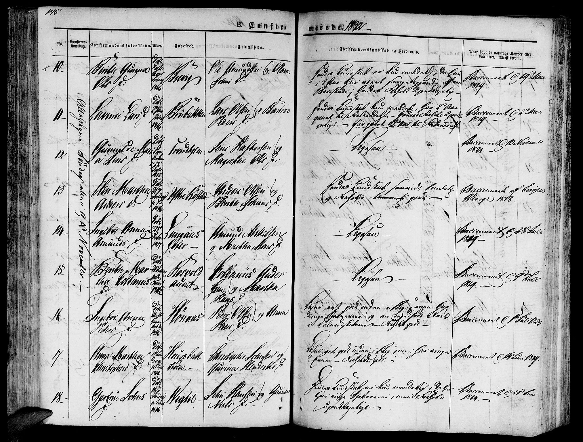 Ministerialprotokoller, klokkerbøker og fødselsregistre - Nord-Trøndelag, AV/SAT-A-1458/701/L0006: Parish register (official) no. 701A06, 1825-1841, p. 175