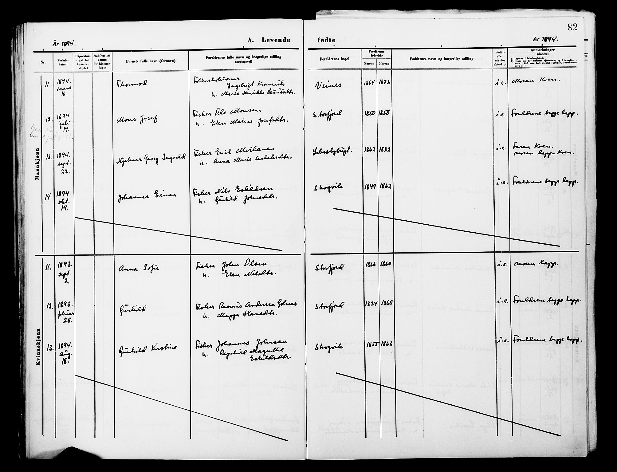 Lebesby sokneprestkontor, AV/SATØ-S-1353/H/Ha/L0004kirke: Parish register (official) no. 4, 1870-1902, p. 82