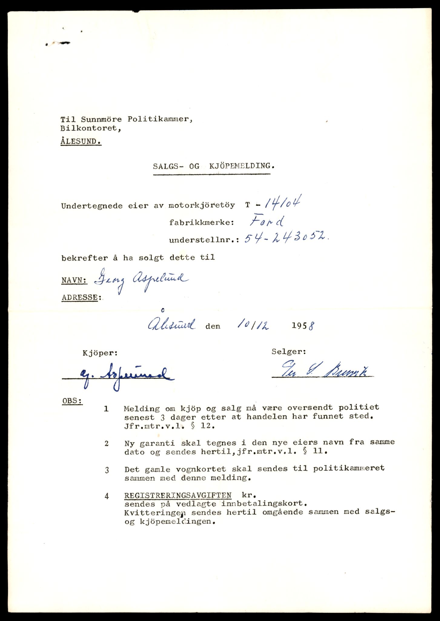 Møre og Romsdal vegkontor - Ålesund trafikkstasjon, AV/SAT-A-4099/F/Fe/L0043: Registreringskort for kjøretøy T 14080 - T 14204, 1927-1998, p. 639