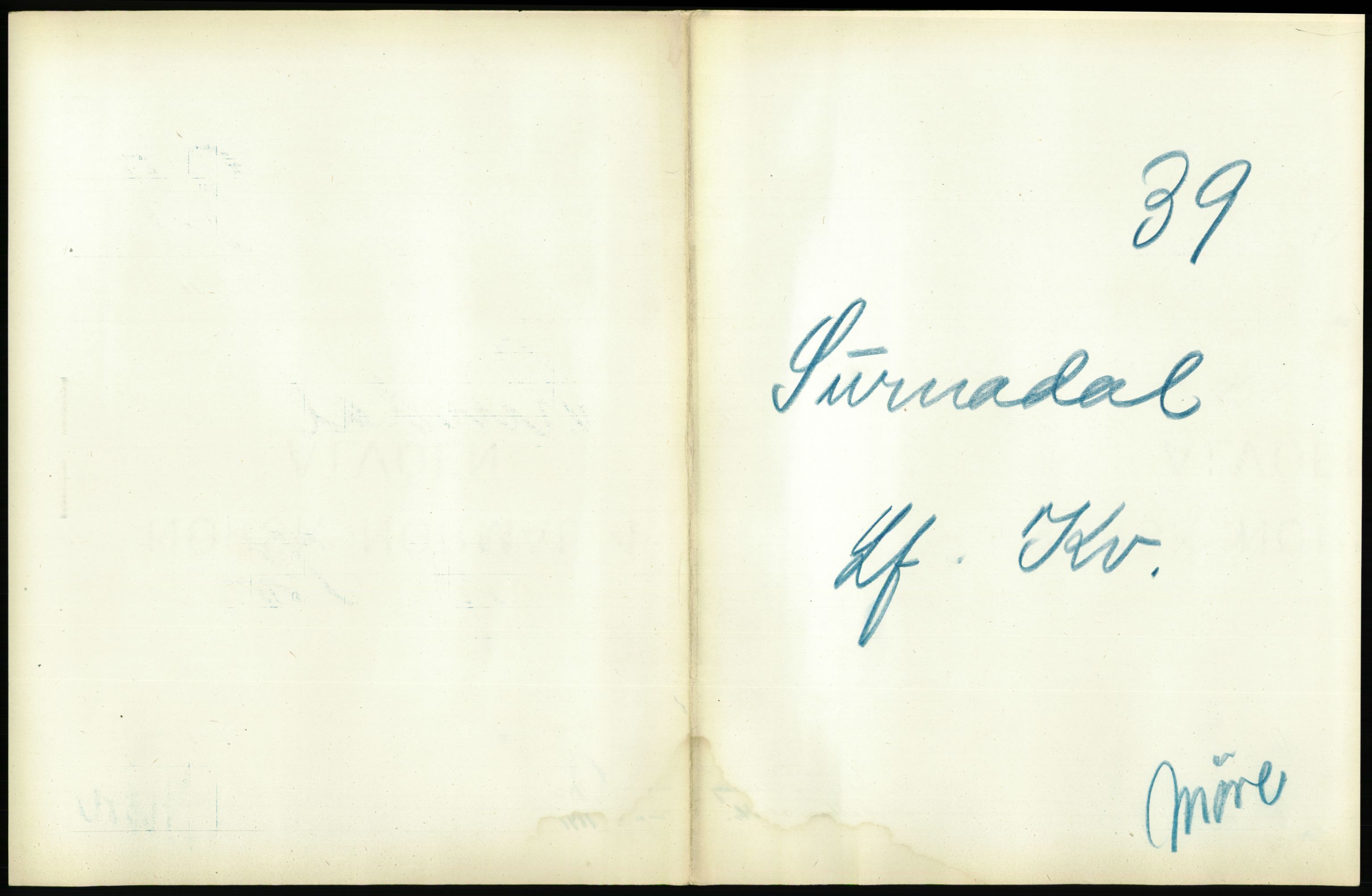 Statistisk sentralbyrå, Sosiodemografiske emner, Befolkning, RA/S-2228/D/Df/Dfc/Dfca/L0040: Møre fylke: Levendefødte menn og kvinner. Bygder., 1921, p. 709