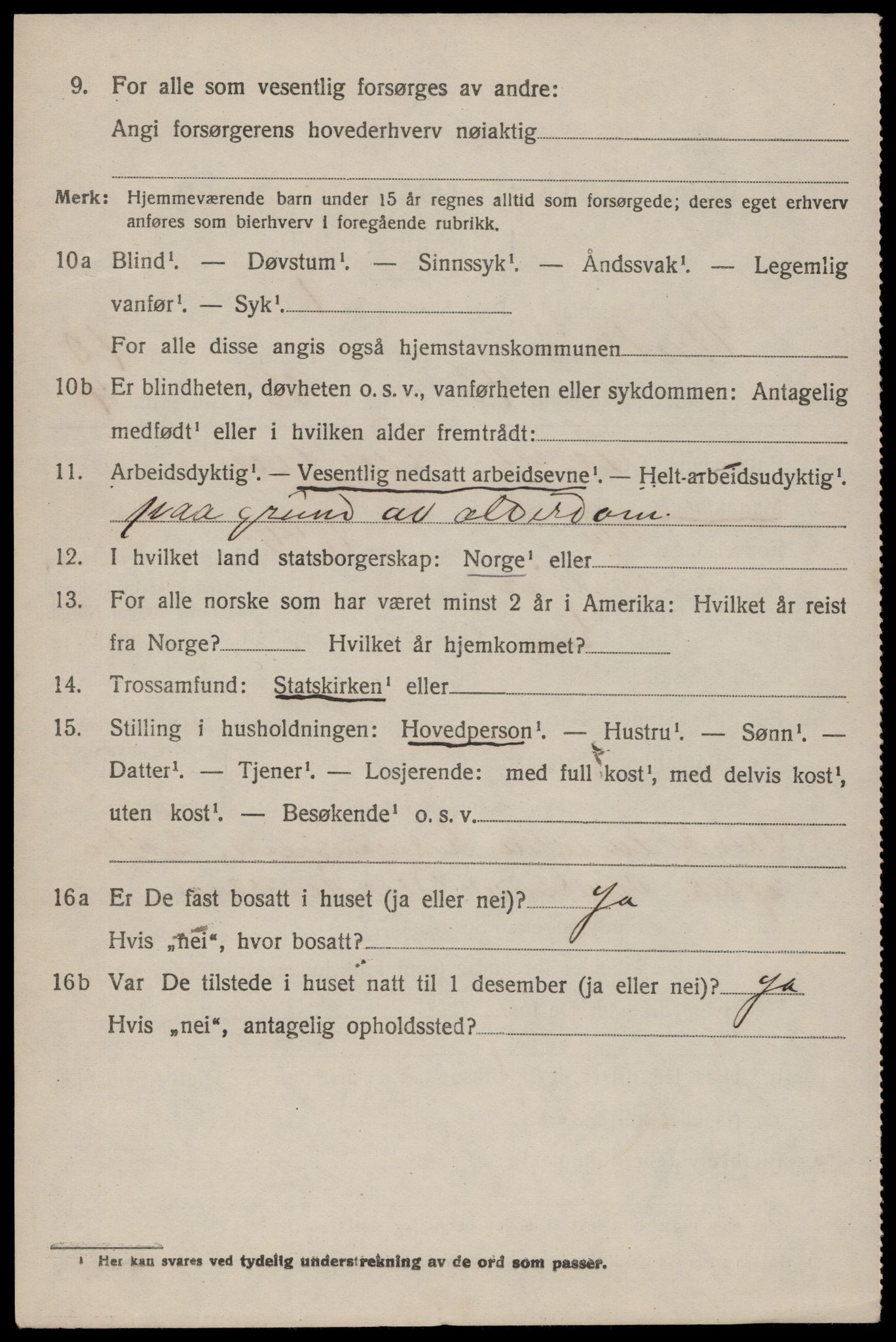 SAKO, 1920 census for Kviteseid, 1920, p. 5232