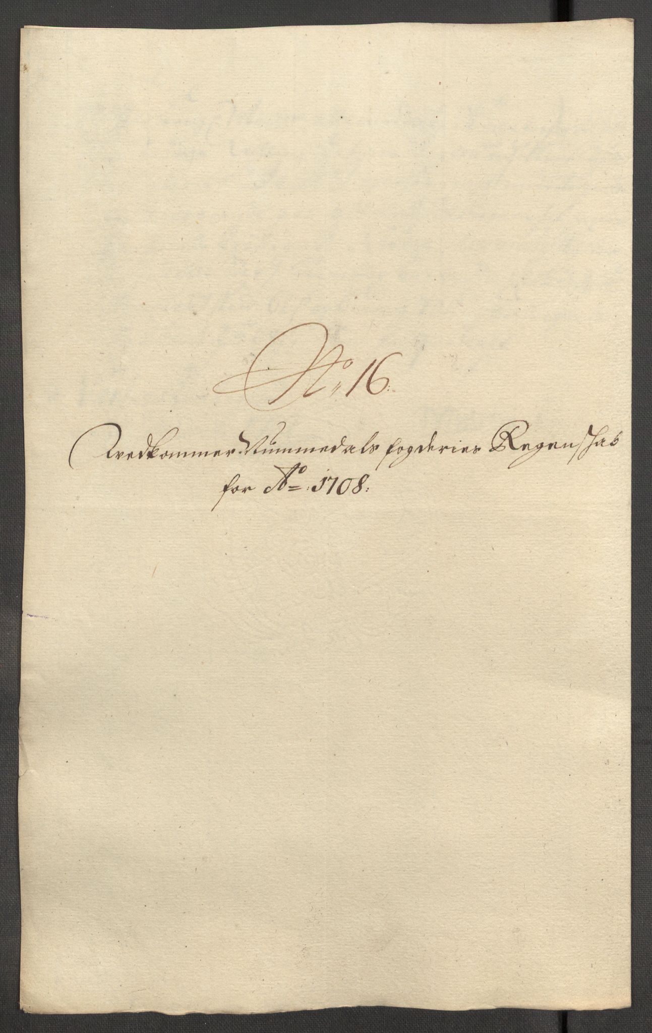 Rentekammeret inntil 1814, Reviderte regnskaper, Fogderegnskap, AV/RA-EA-4092/R64/L4430: Fogderegnskap Namdal, 1707-1708, p. 378