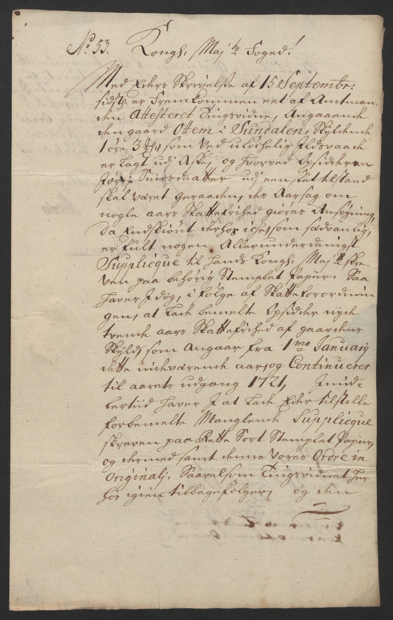 Rentekammeret inntil 1814, Reviderte regnskaper, Fogderegnskap, AV/RA-EA-4092/R56/L3753: Fogderegnskap Nordmøre, 1720, p. 505