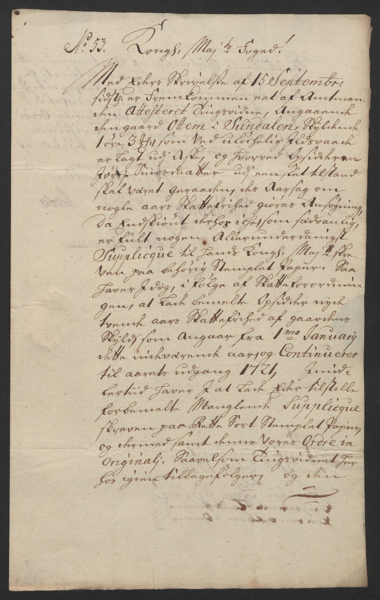 Rentekammeret inntil 1814, Reviderte regnskaper, Fogderegnskap, RA/EA-4092/R56/L3753: Fogderegnskap Nordmøre, 1720, p. 505