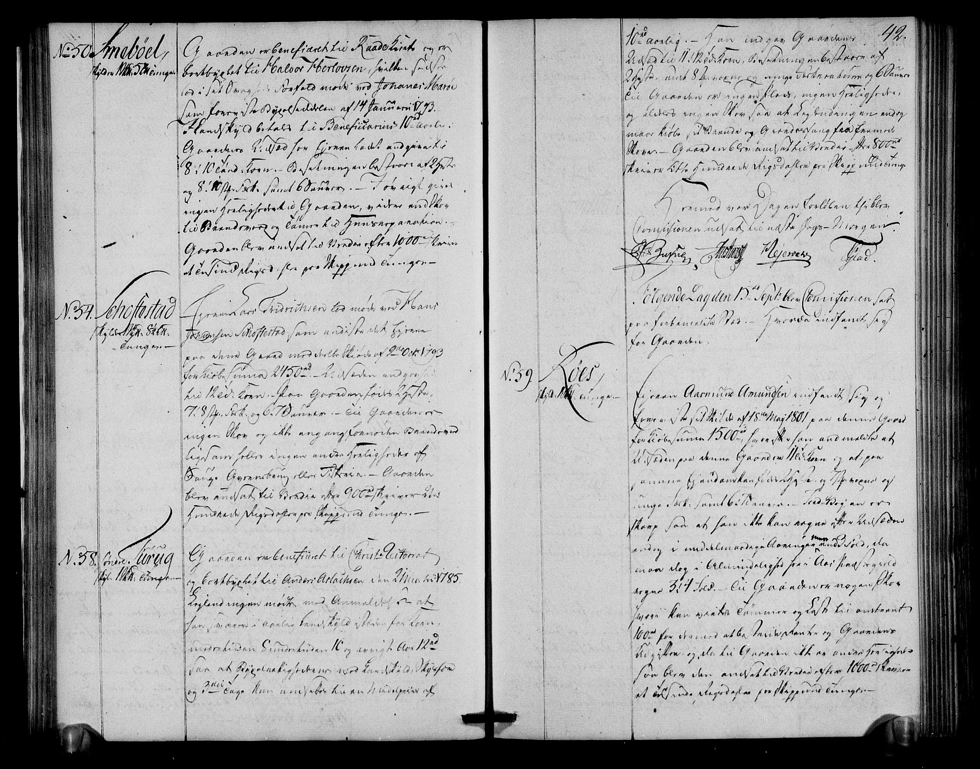 Rentekammeret inntil 1814, Realistisk ordnet avdeling, AV/RA-EA-4070/N/Ne/Nea/L0013: Follo fogderi. Deliberasjonsprotokoll, 1803, p. 43
