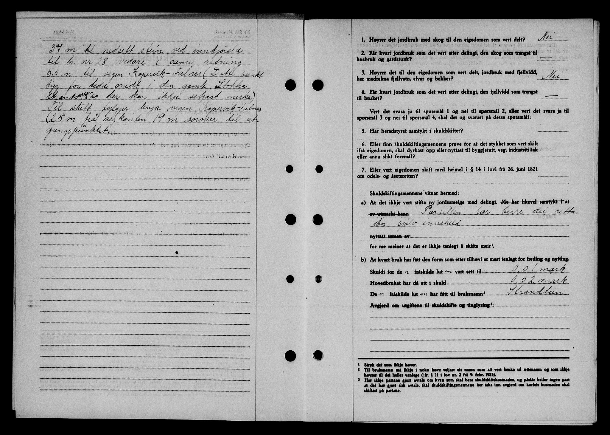 Karmsund sorenskriveri, SAST/A-100311/01/II/IIB/L0090: Mortgage book no. 70A, 1947-1947, Diary no: : 1465/1947