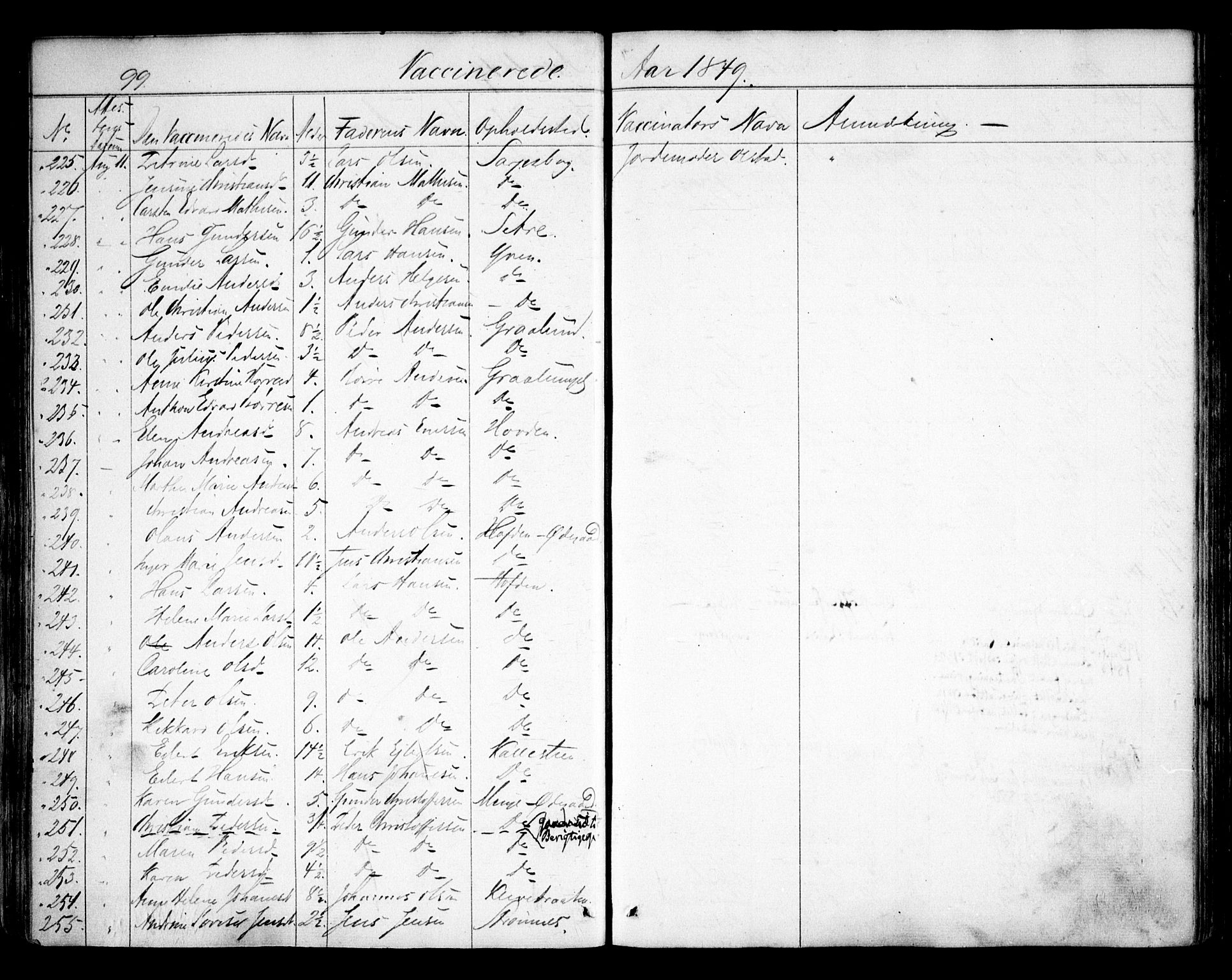 Tune prestekontor Kirkebøker, SAO/A-2007/F/Fa/L0010b: Parish register (official) no. 10B, 1847-1852, p. 99