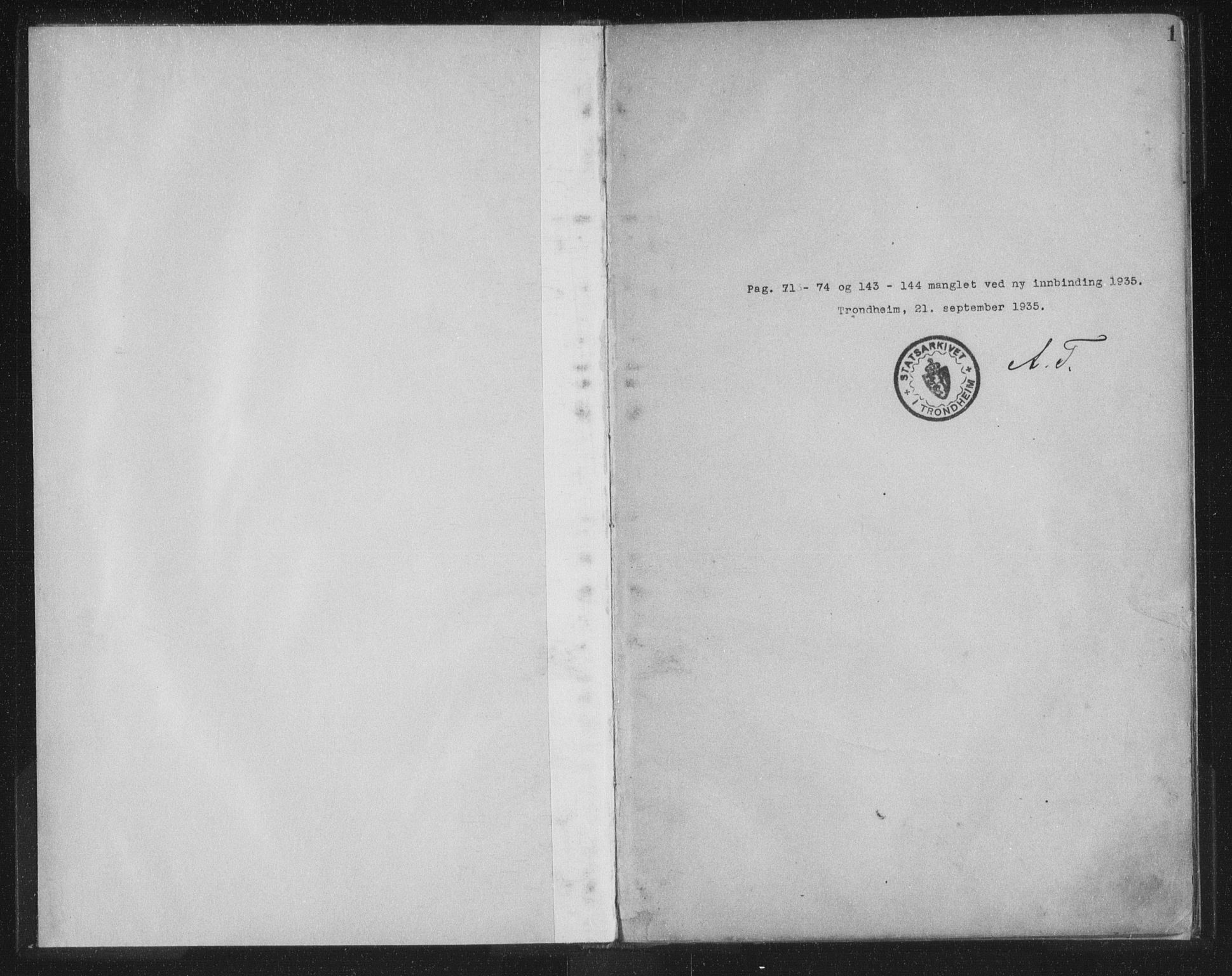Søndre Helgeland sorenskriveri, SAT/A-4575/1/2/2B/L0005: Mortgage register no. 5, 1889-1900, p. 1